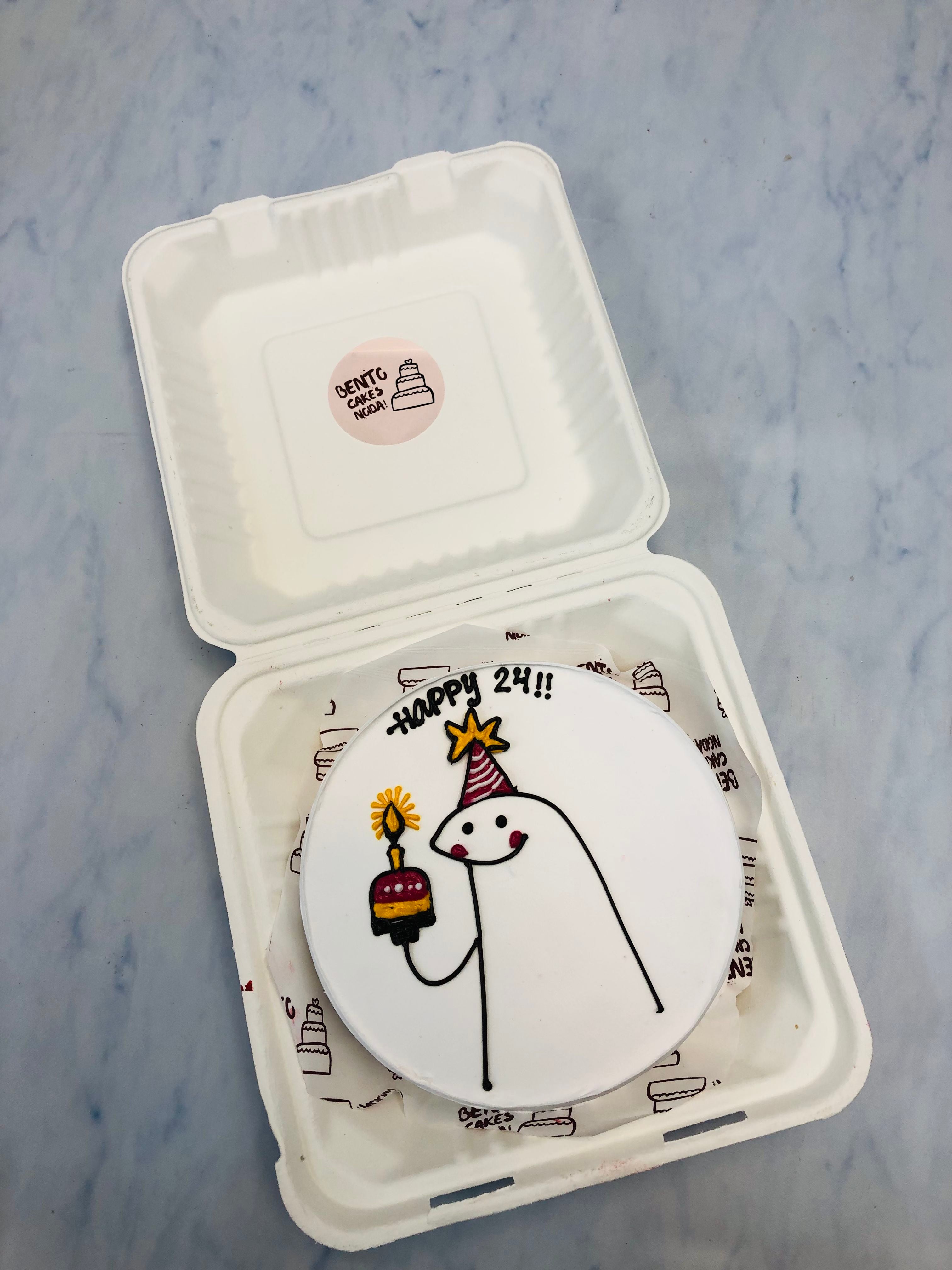 Mimi 24th B'day Theme Bento Cake