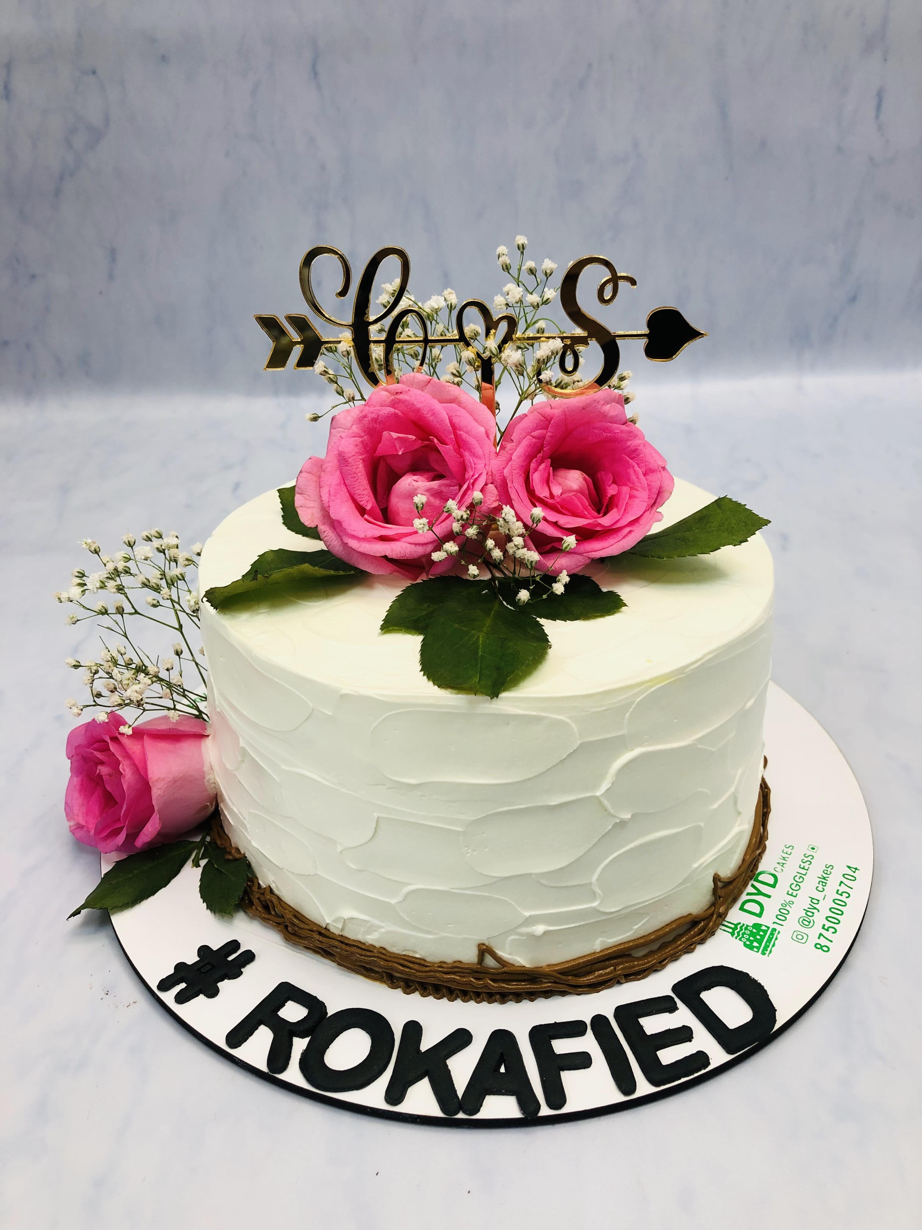 Elegant White Chocolate Cake