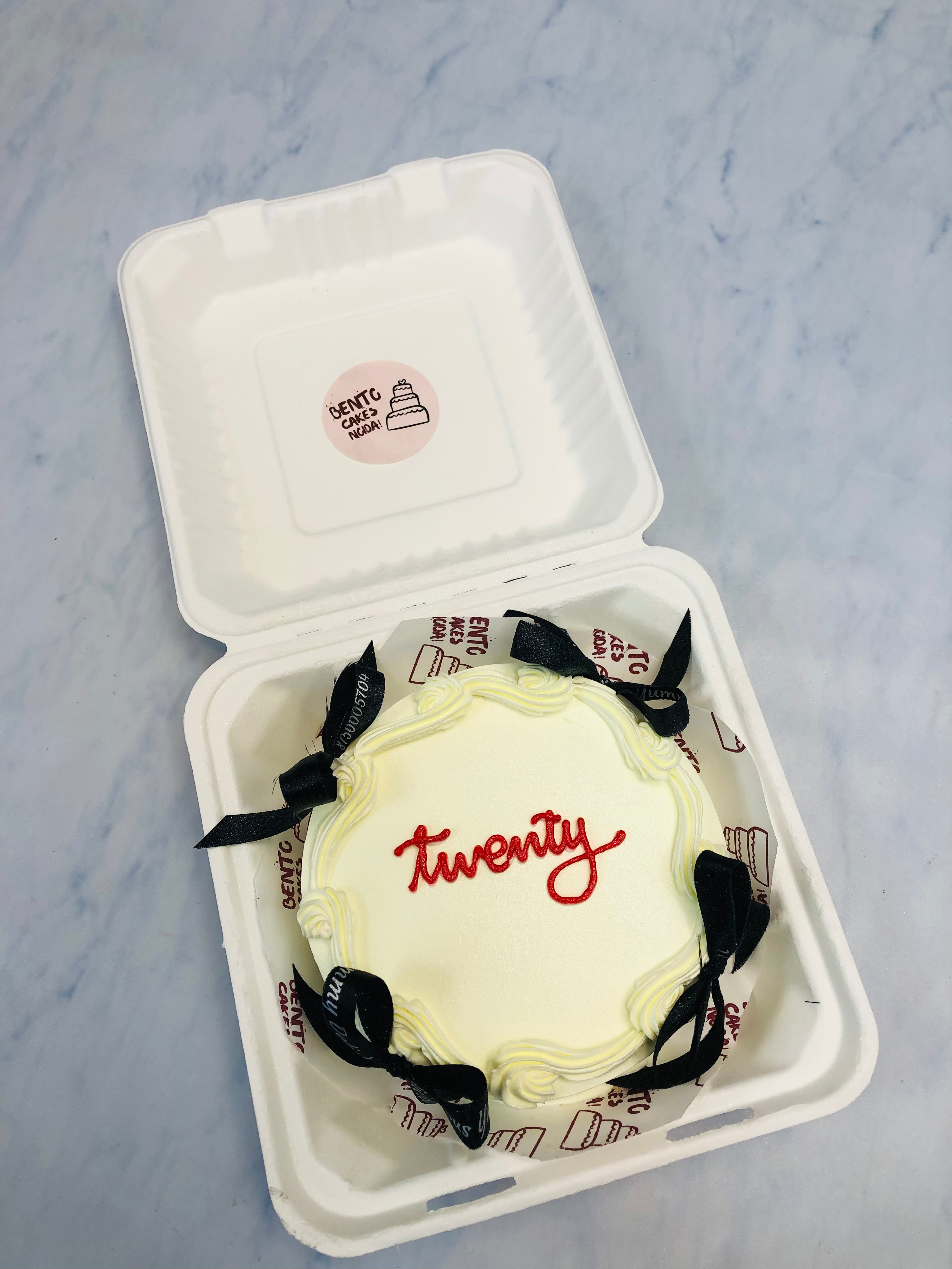 Twenty Theme Aesthetic Bento Cake