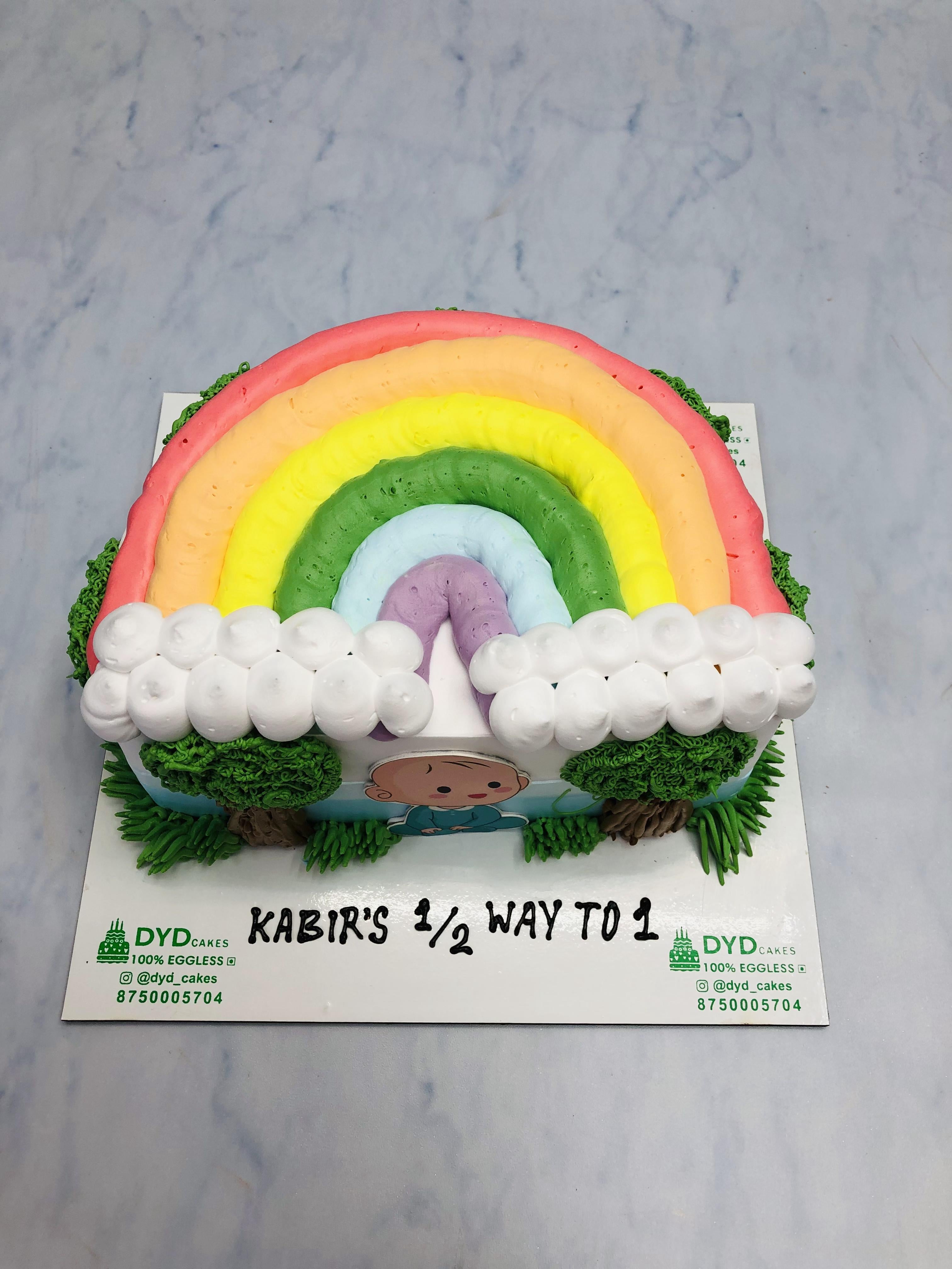 Rainbow Kids Cake 1