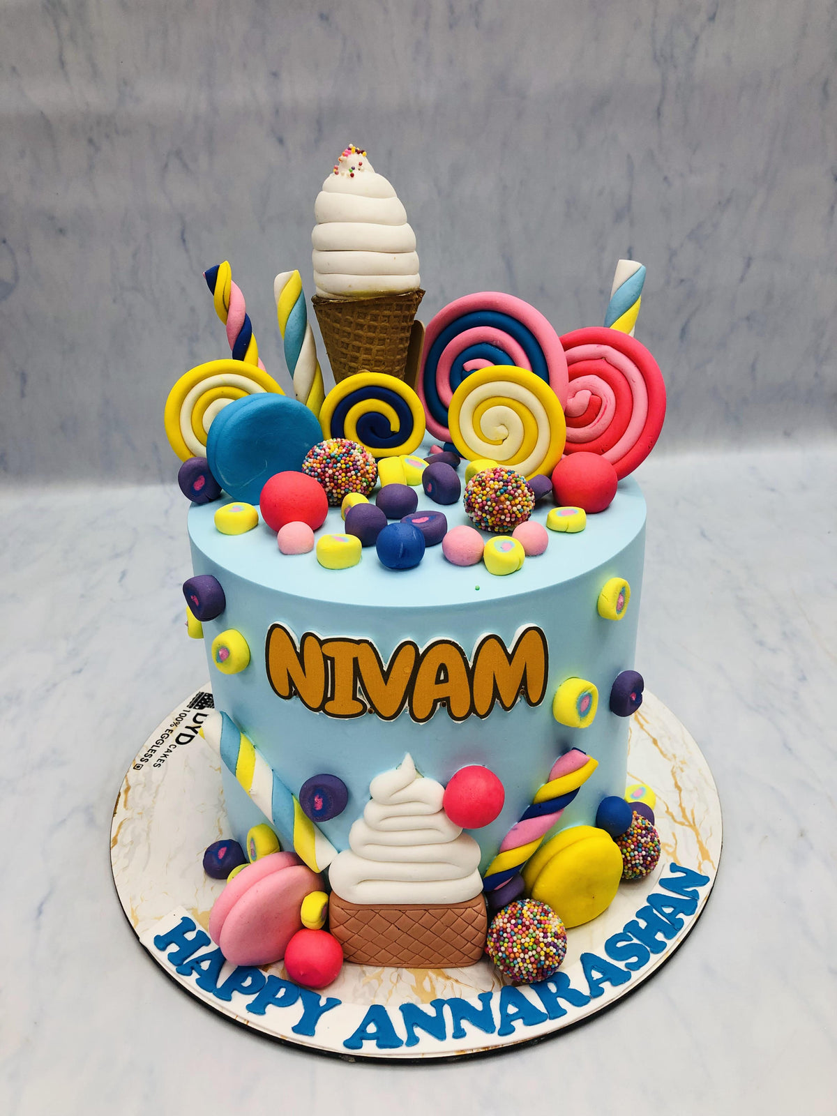 Candy Theme Birthday Cake