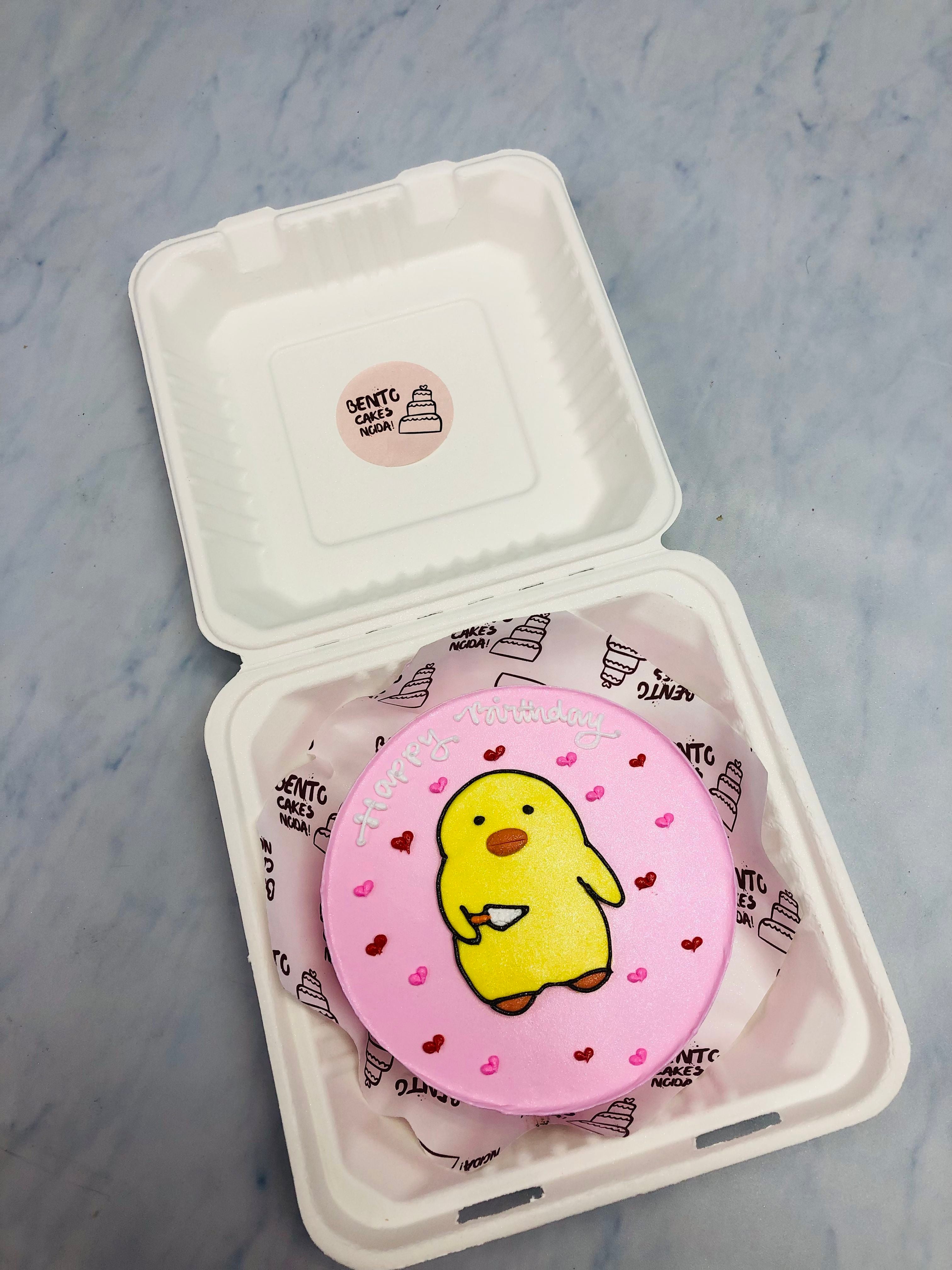 Cute Tweety Bento Cake