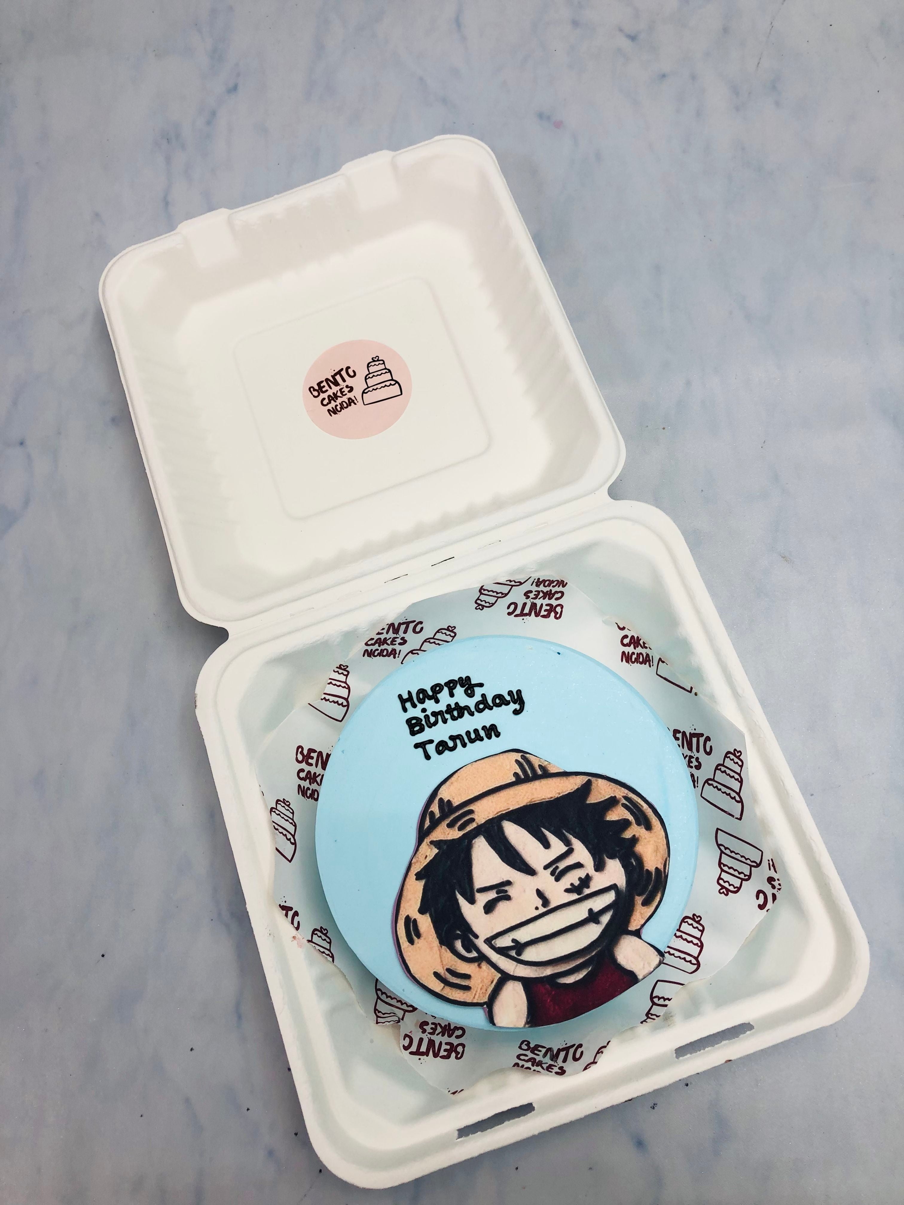 Luffy Theme Bento Cake