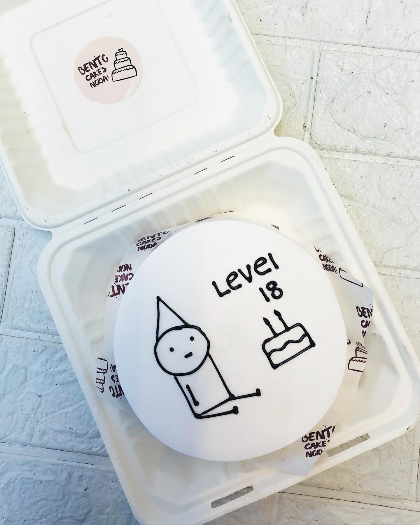 Level 18 Theme Bento Cake