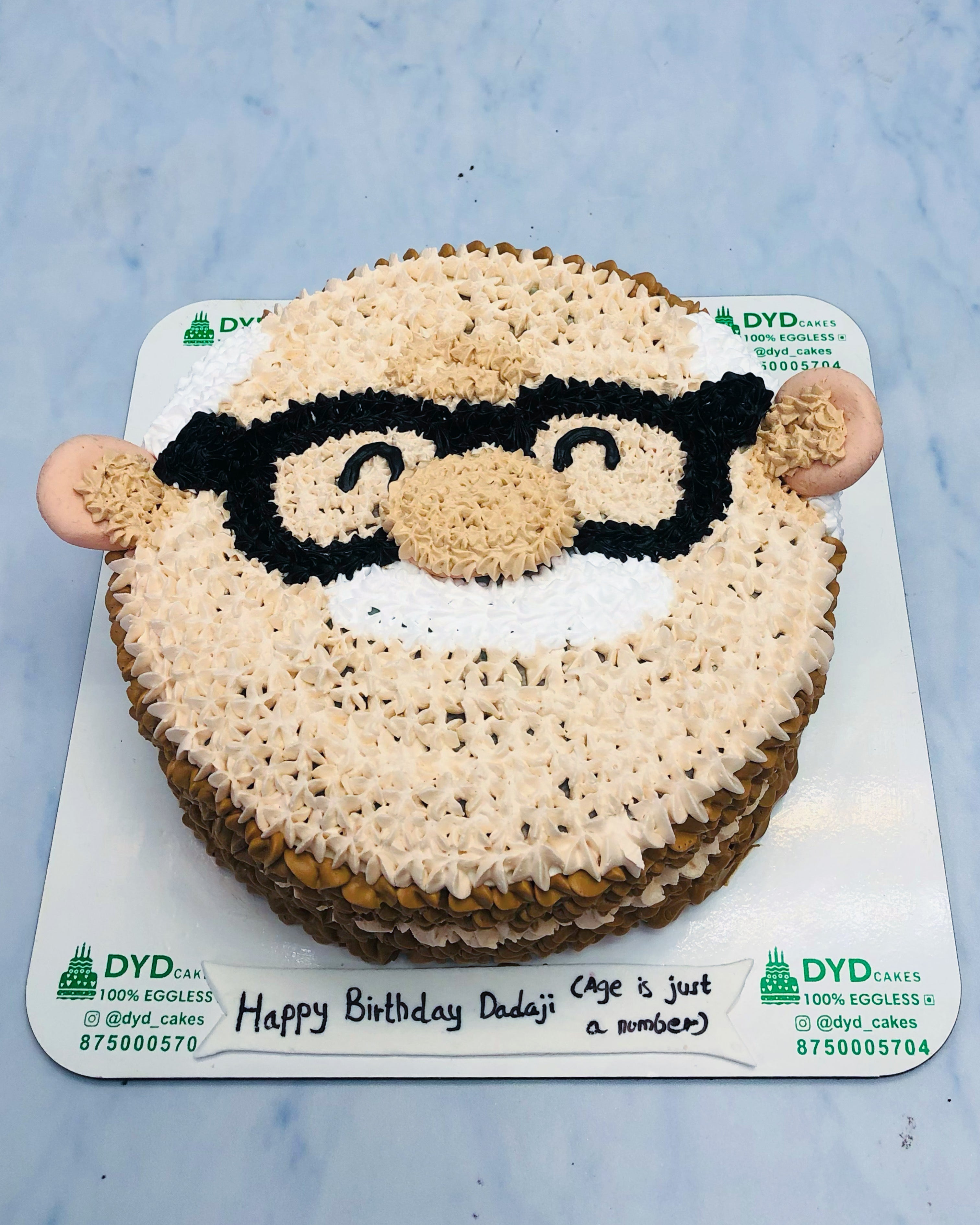 Grand Paa Theme Birthday Cake