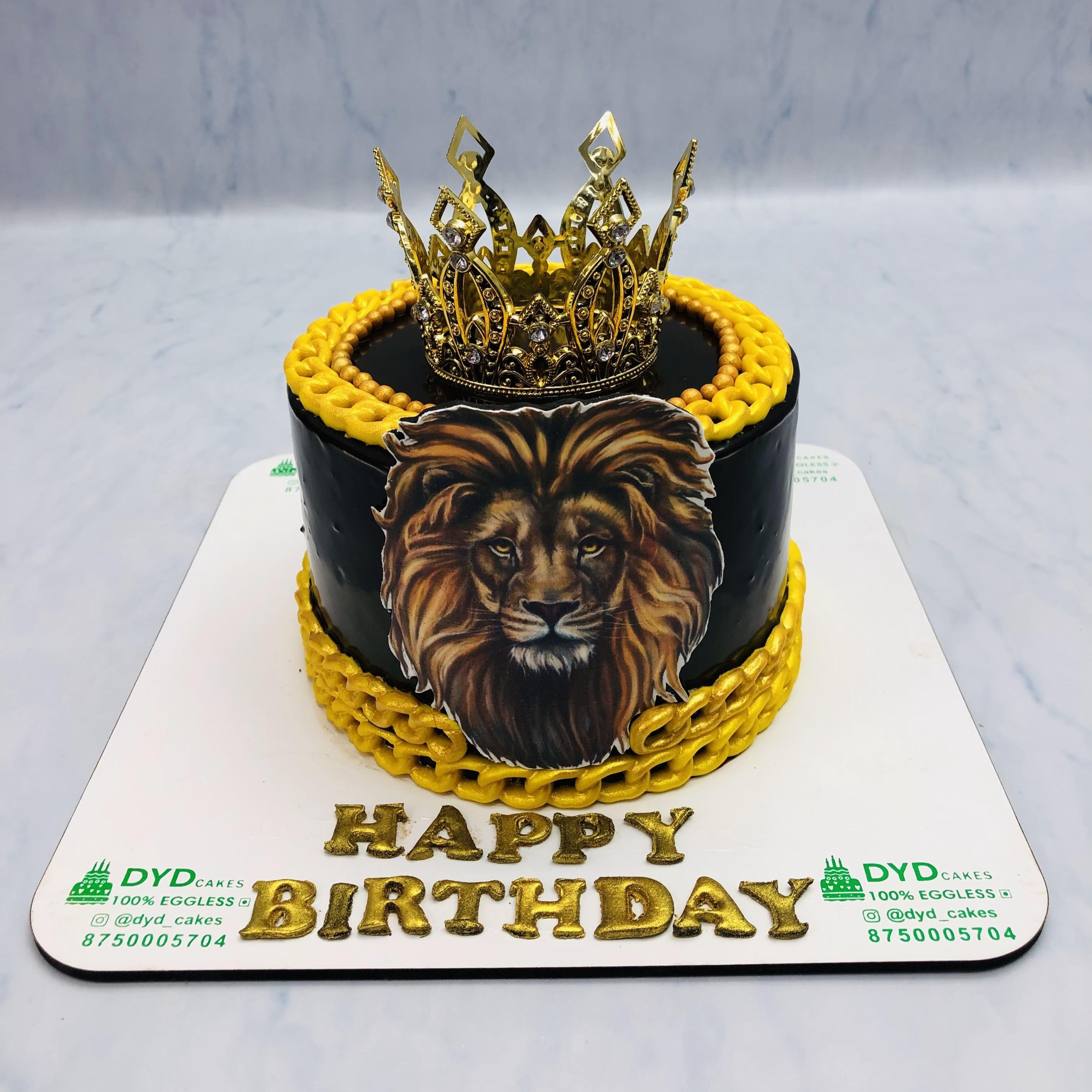 Lion Crown Black Cake