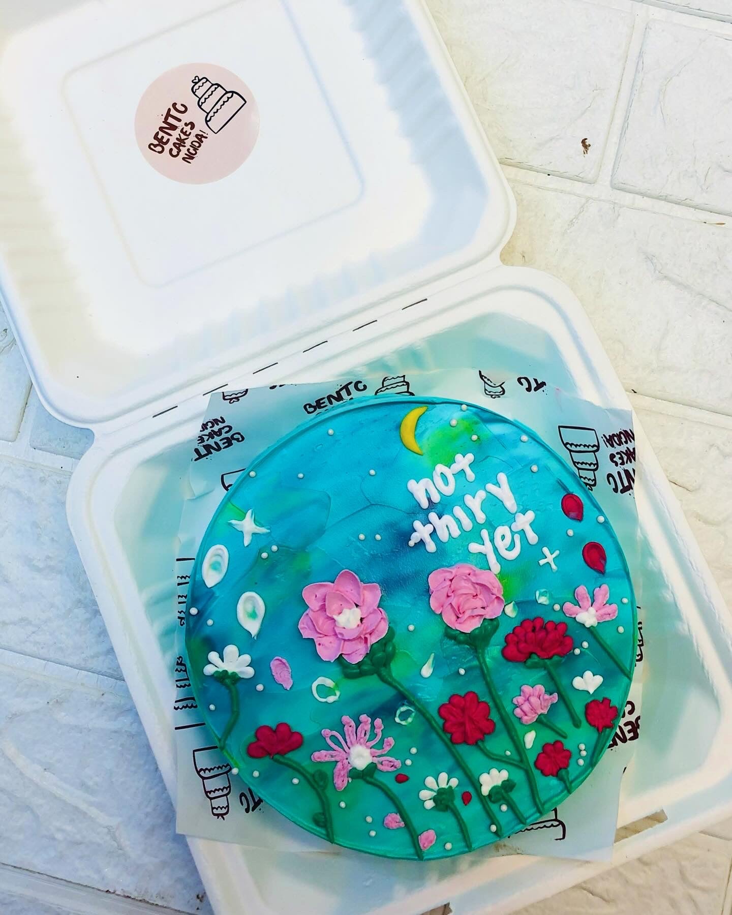 Floral Theme Designer Bento Cake