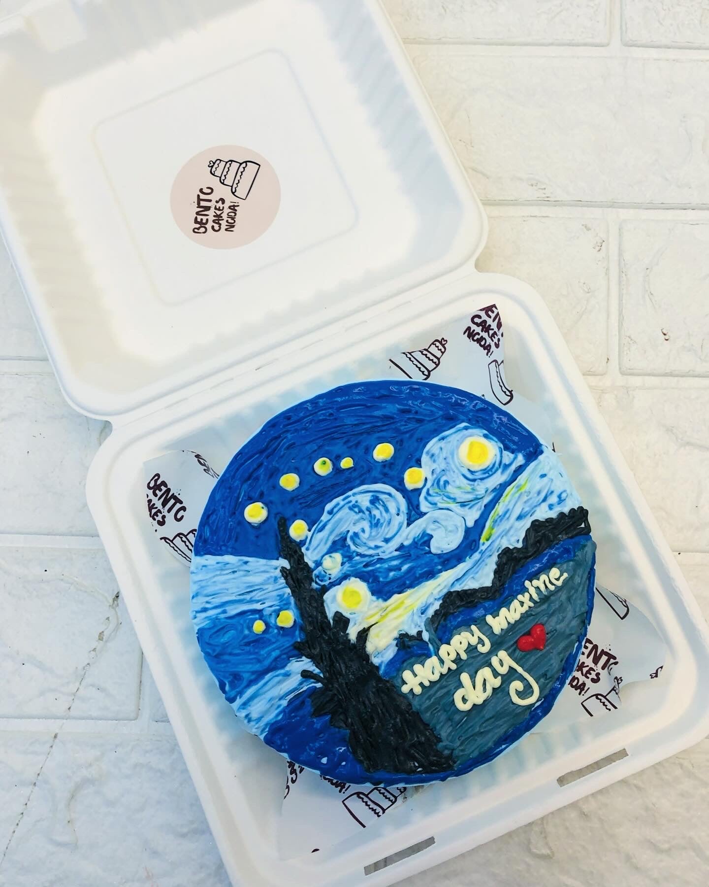 Storm Theme Bento Cake