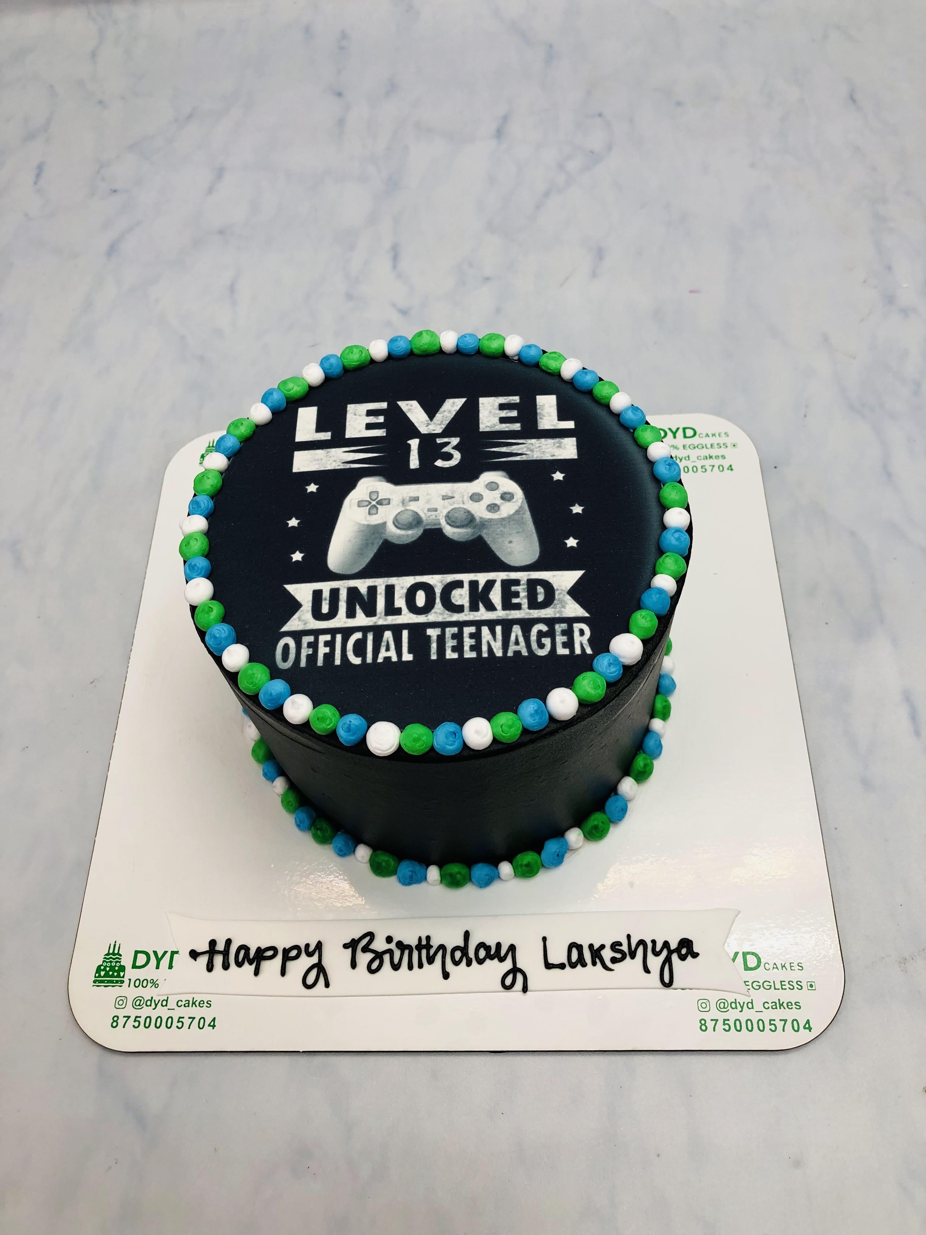 Official Teenager Theme Cake