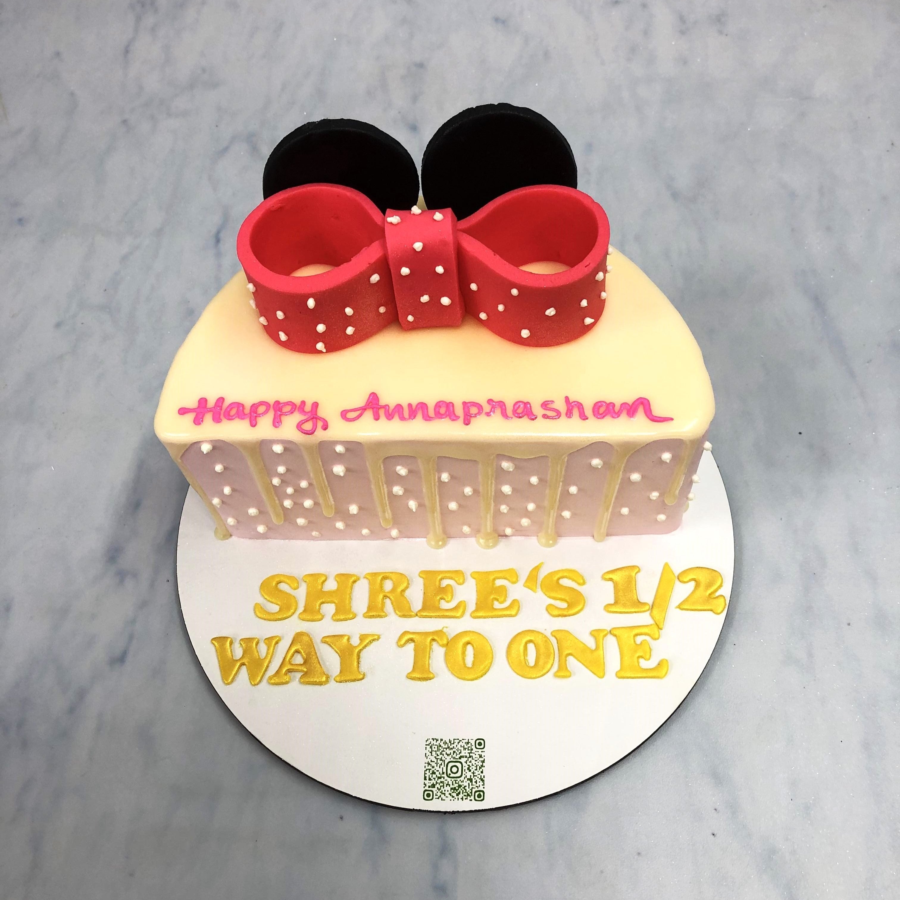 Half Way To One Cake