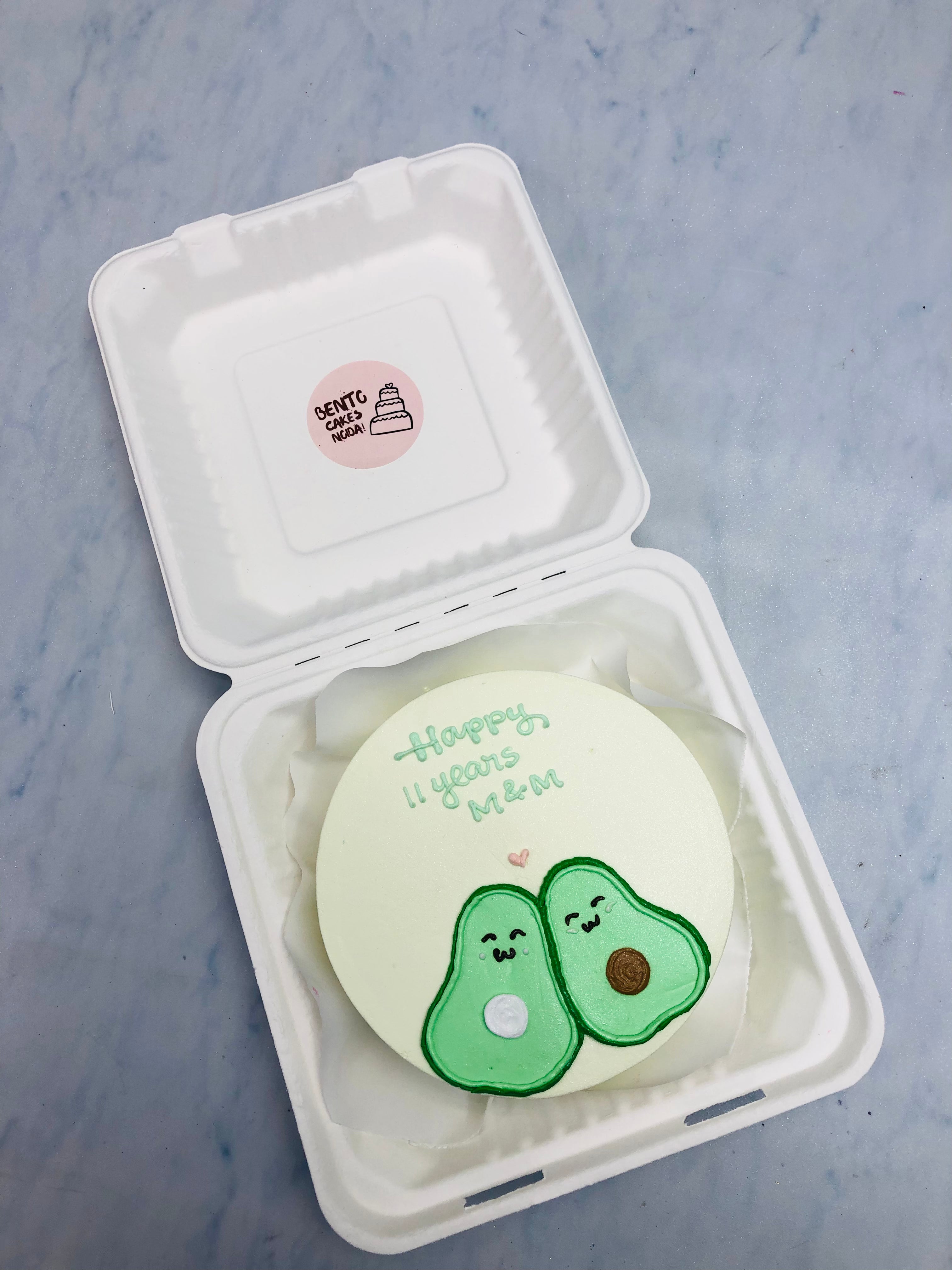 Cute Puppet Theme Bento Cake 2
