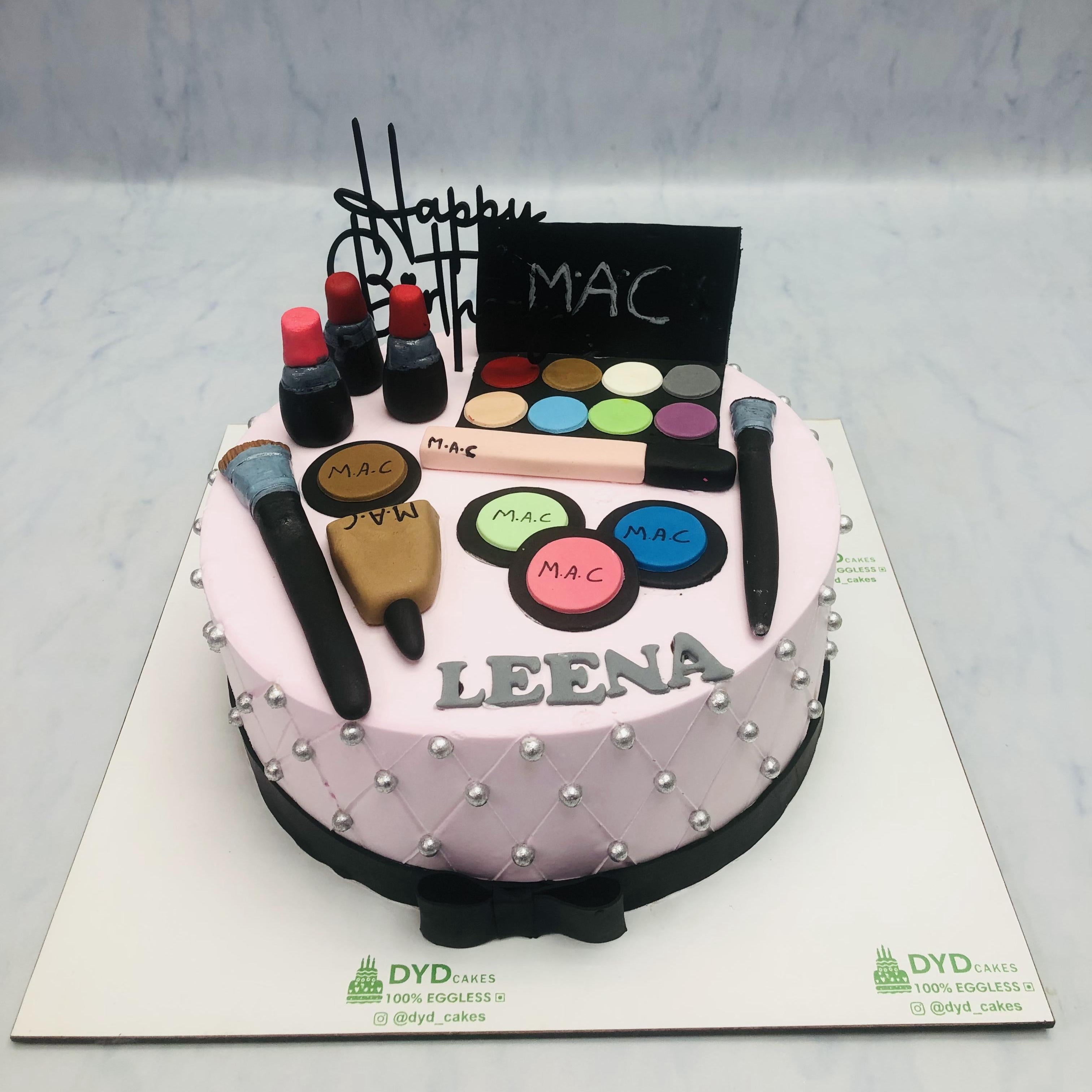 Light Purple Makeup Lover Cake