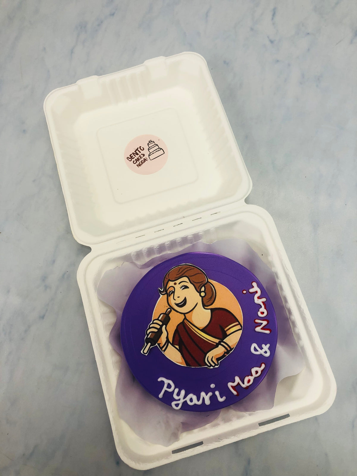 Cooking Mom Theme Bento Cake