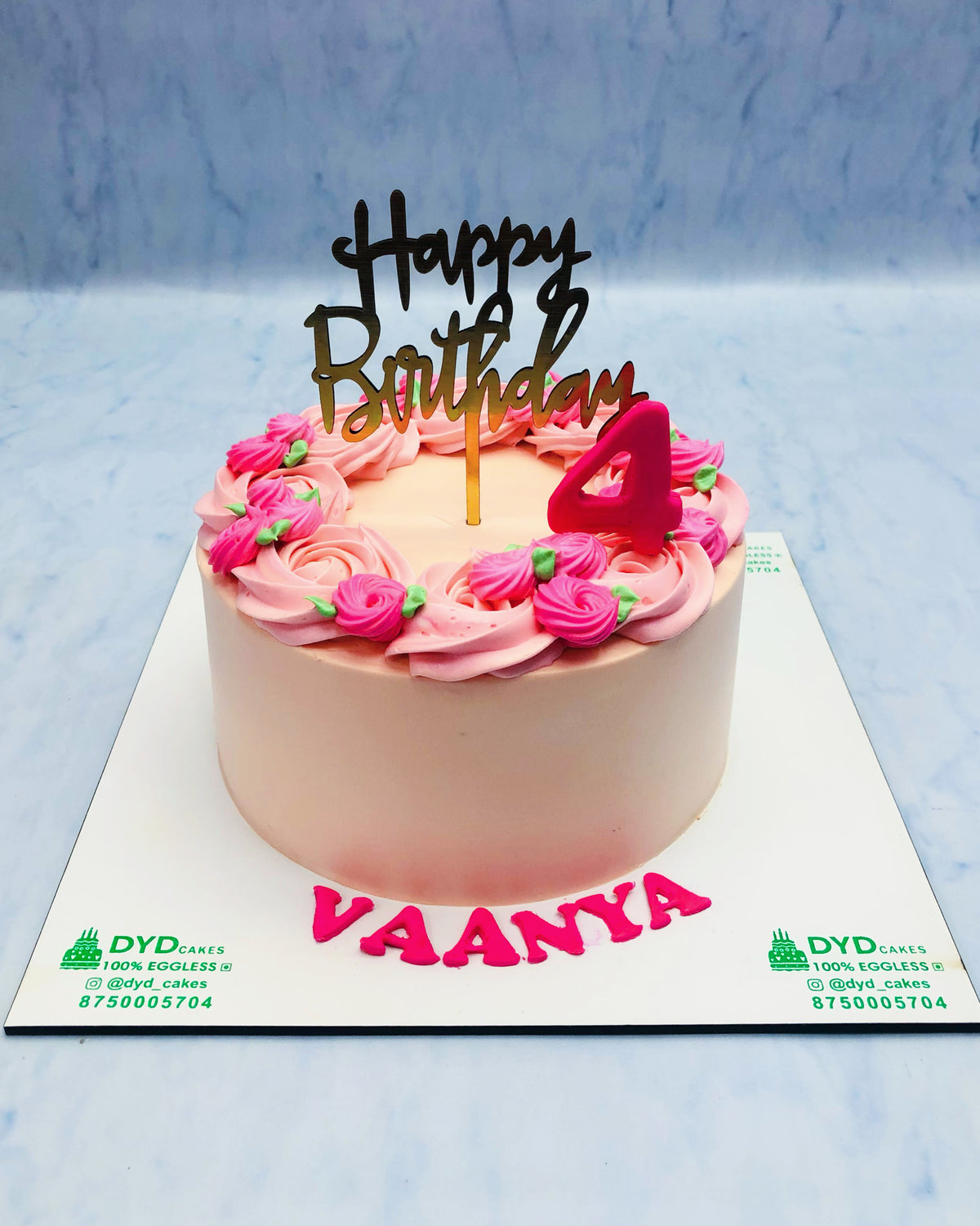 Light Pink Basic Cake
