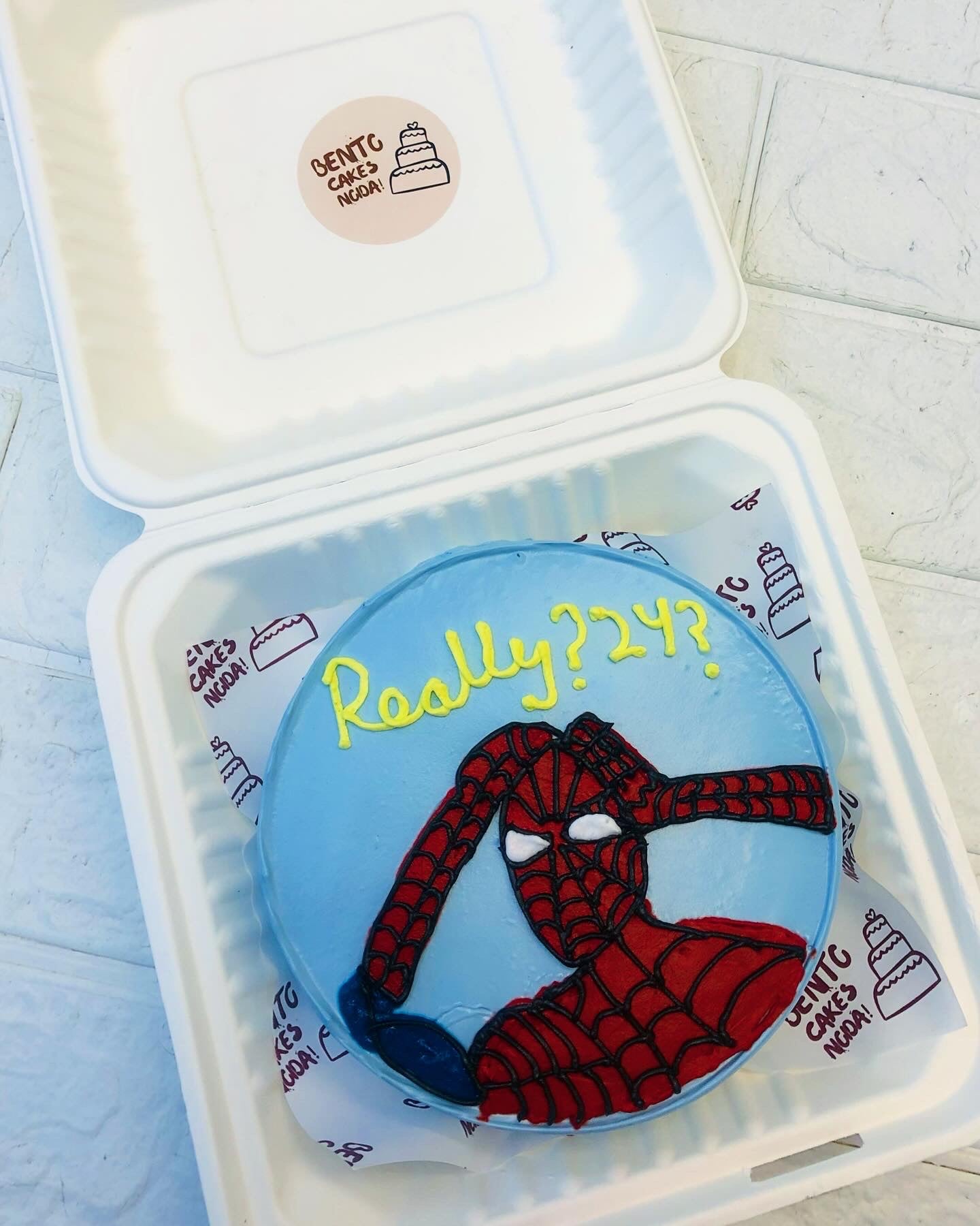 Spider Man Bento Cake