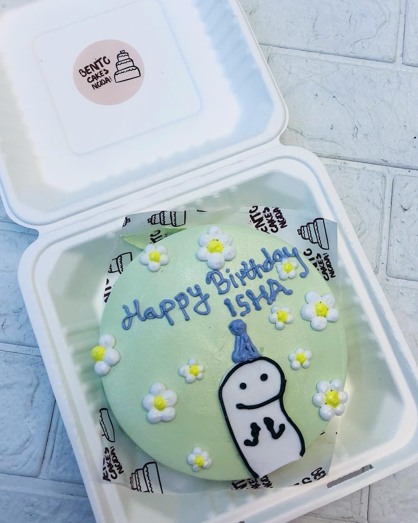 Floral Theme Mimi Bento Cake