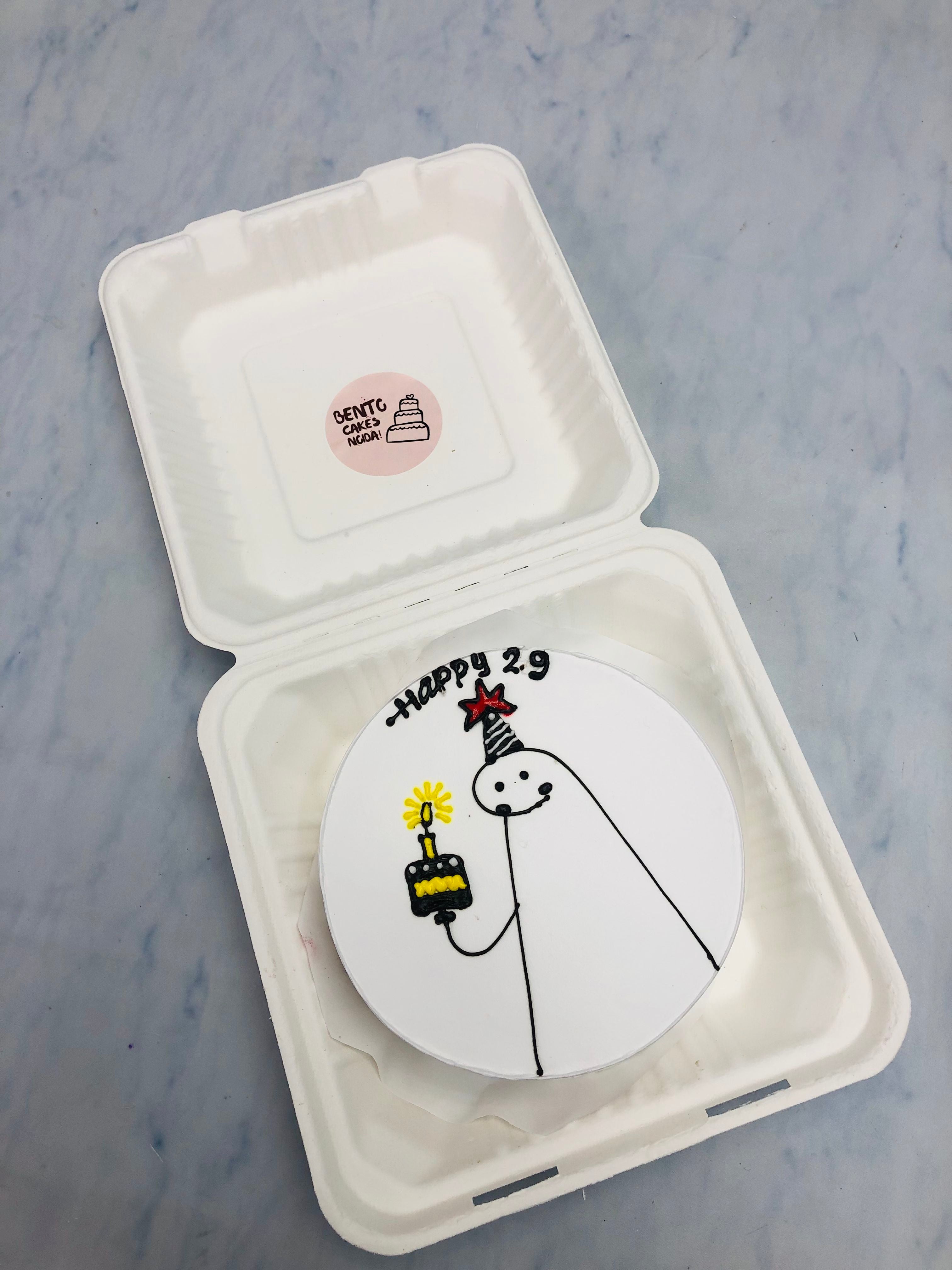 Happy 29th B'day Theme Bento Cake