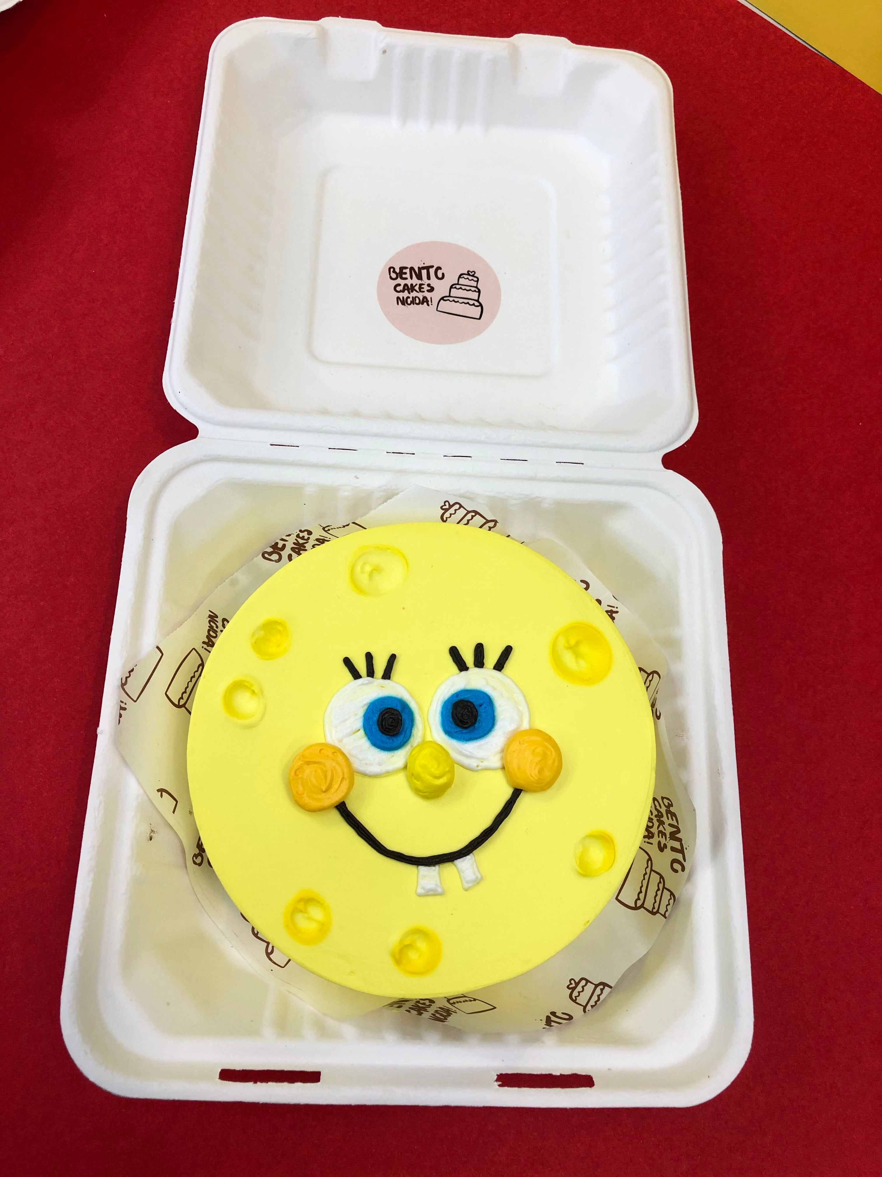 Happy Emoji Theme Bento Cake