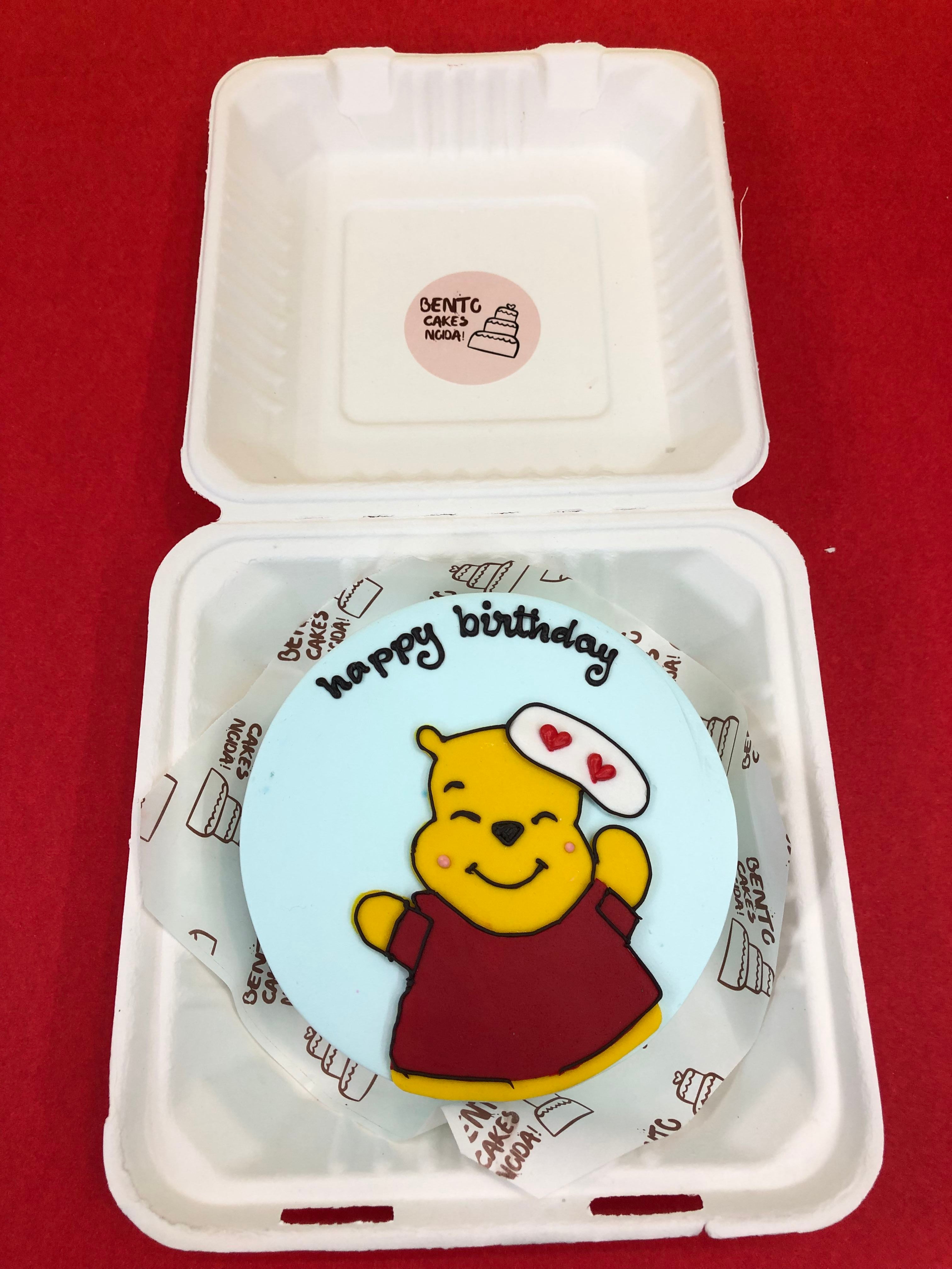 Winnie The Pooh Bento Cake