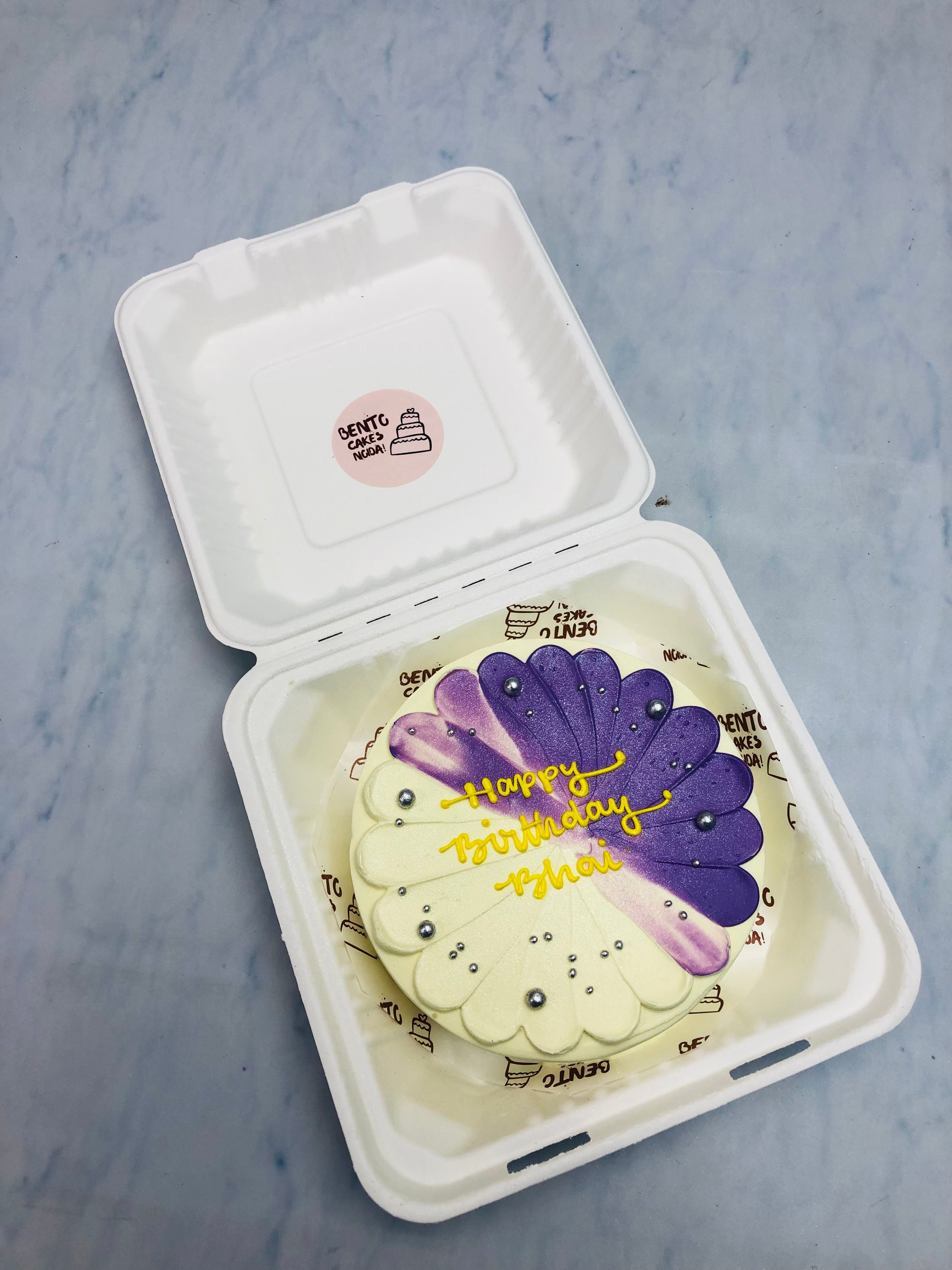 Beautiful Flower Theme Bento Cake