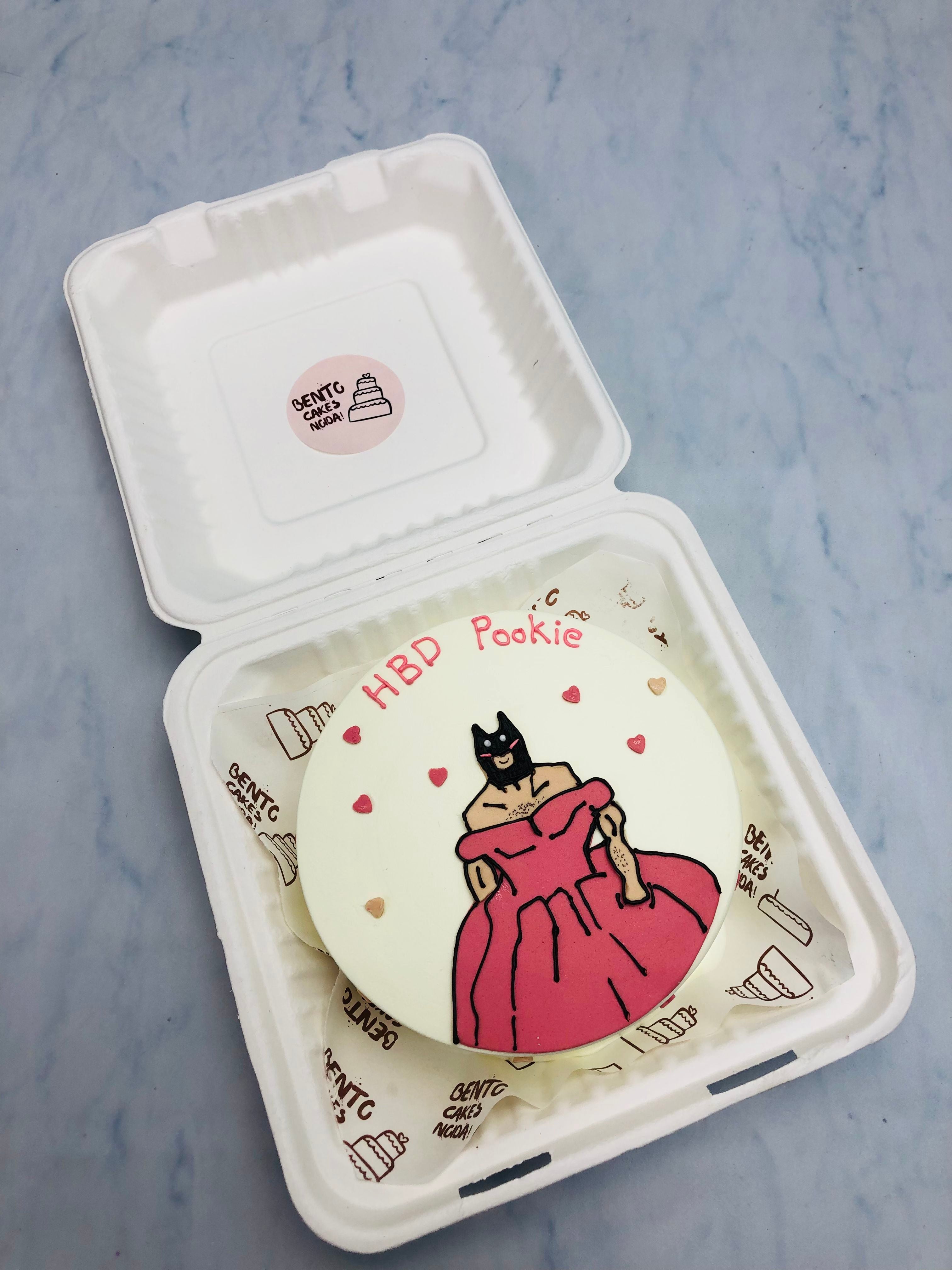Cute Female Batman Bento Cake
