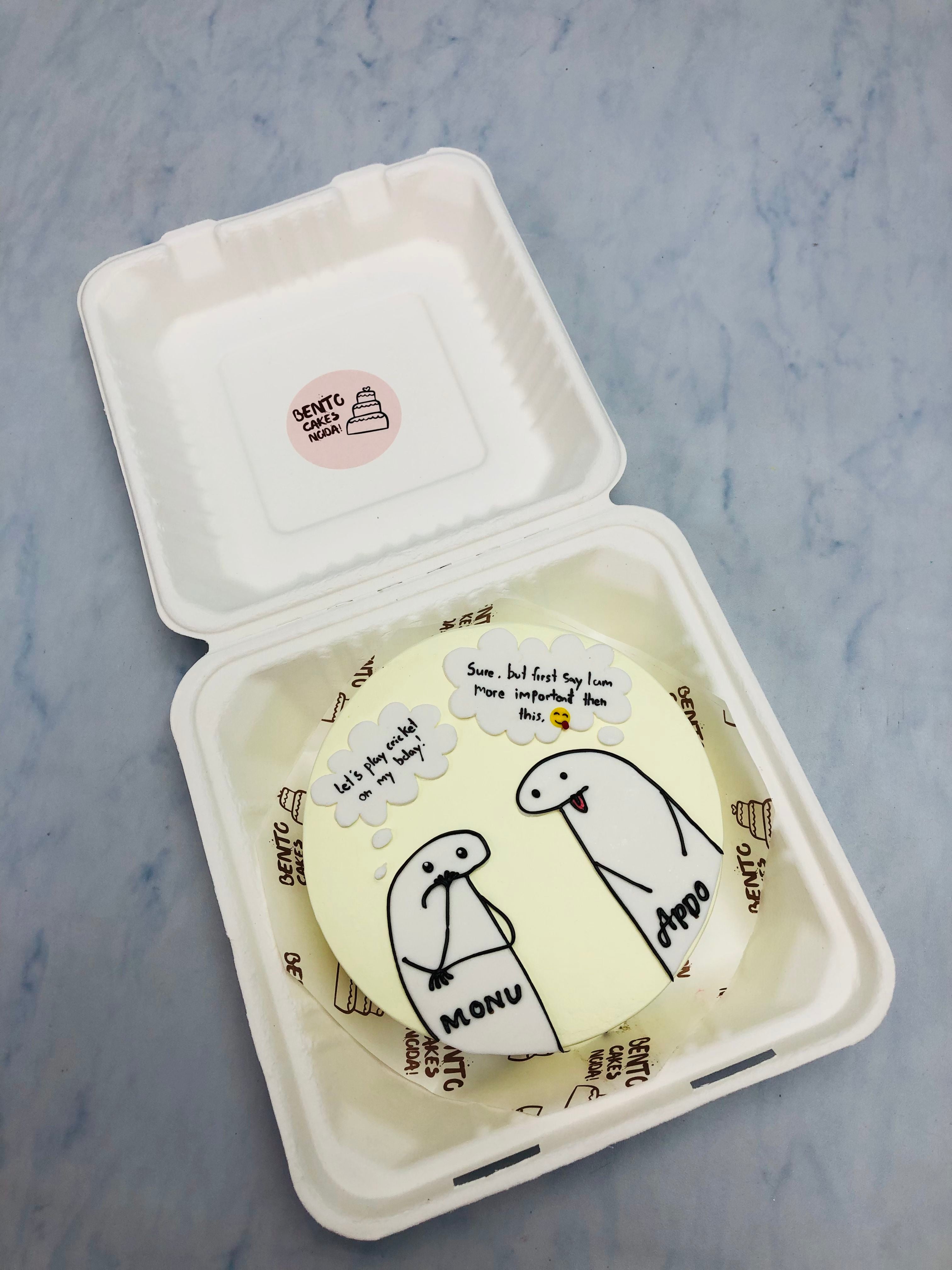 Proposing Mimi Theme Bento Cake