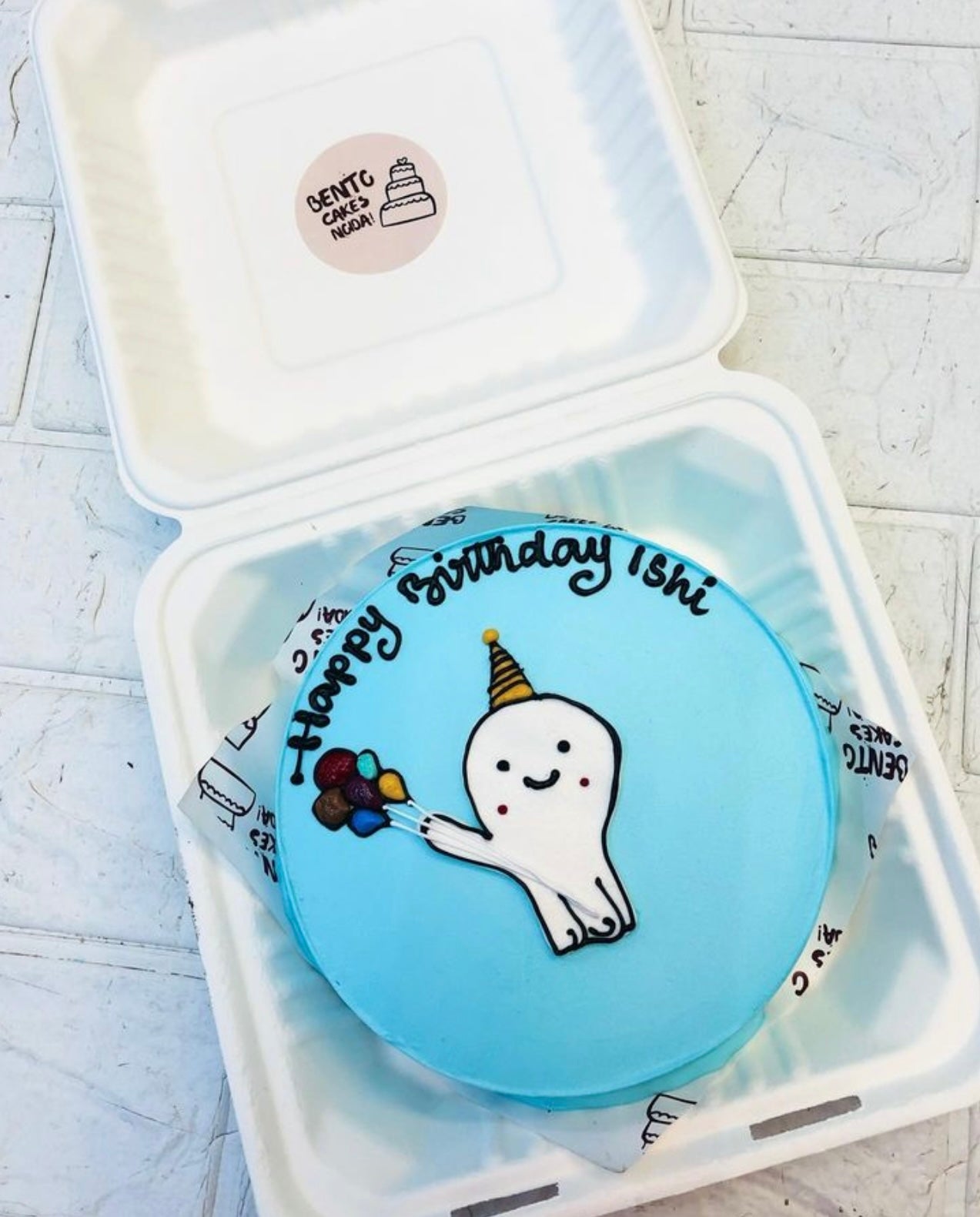 Cute Cartoon Theme Bento Cake