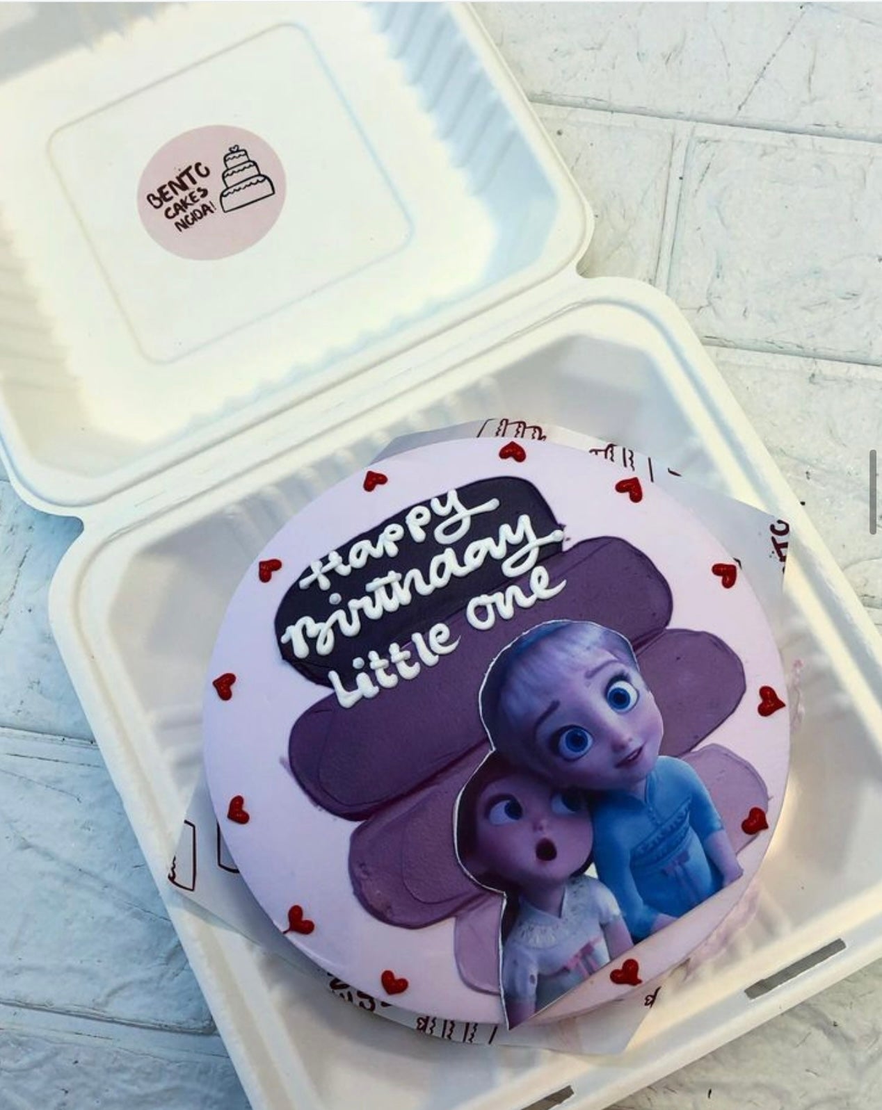 Frozen Theme Bento Cake