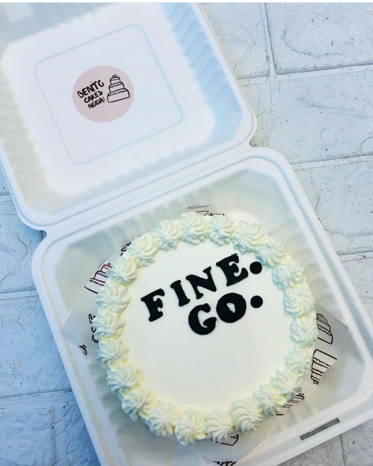 Fine Go Theme Bento Cake
