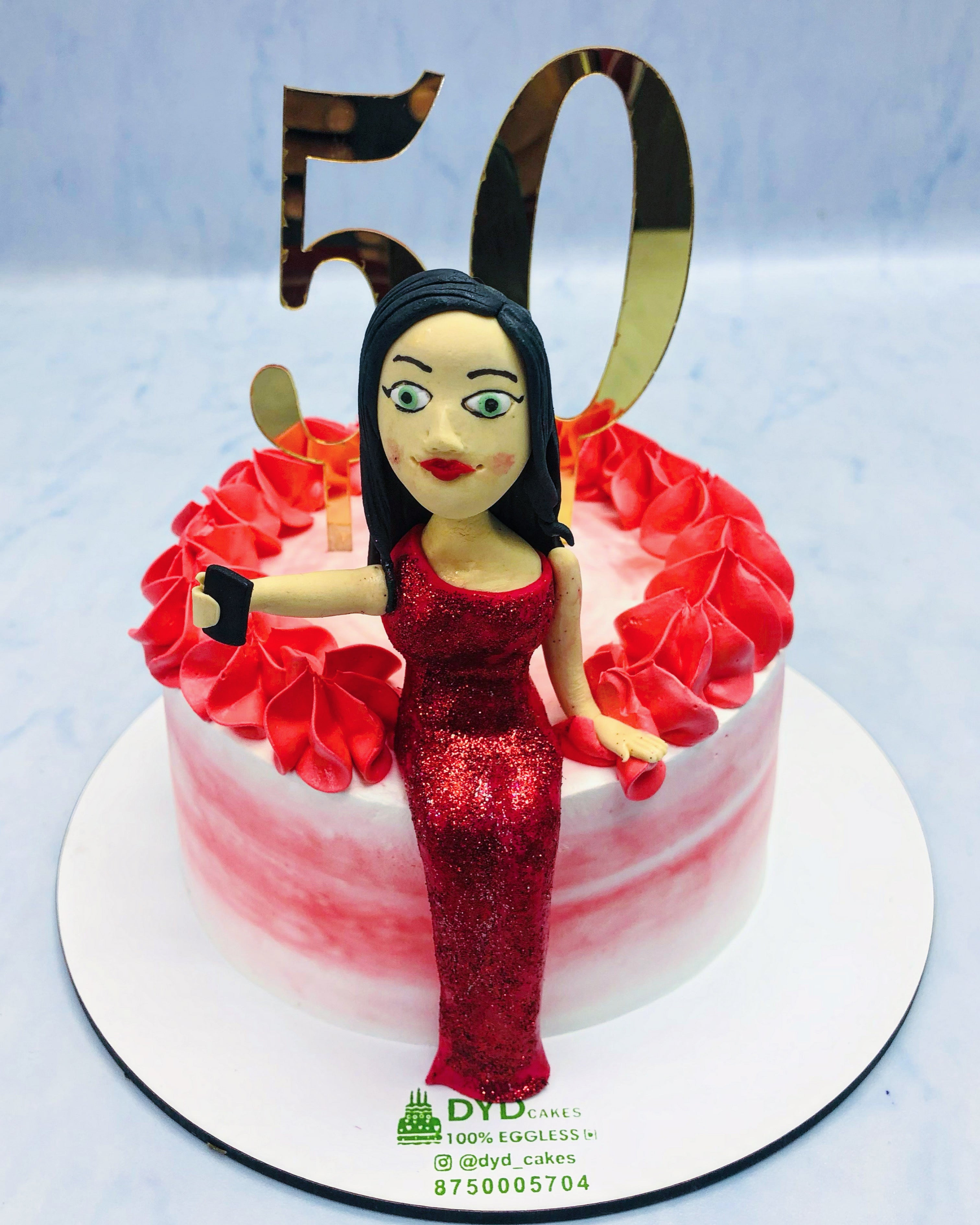Beautiful Girl Theme Cake