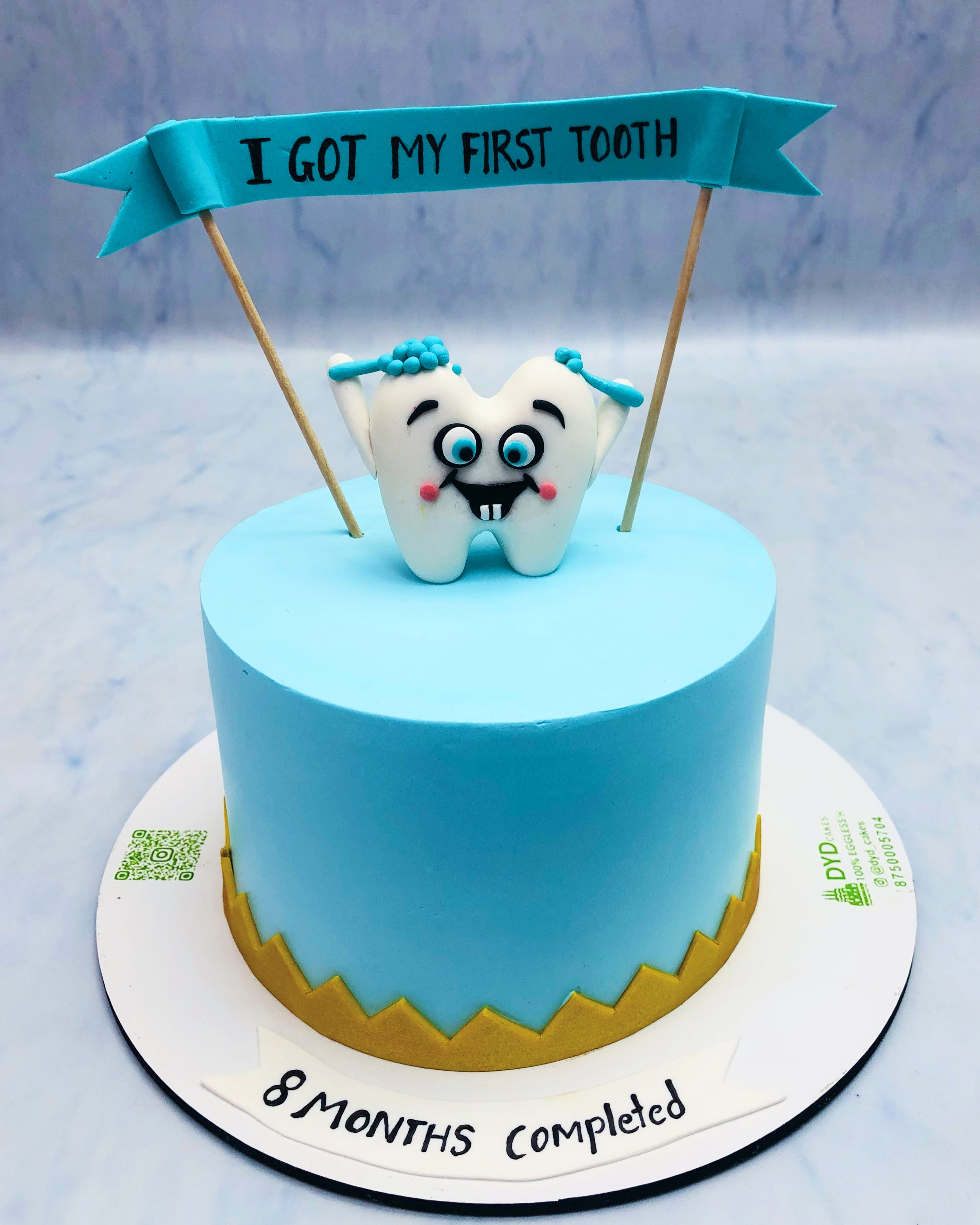 Got First Tooth Theme Cake