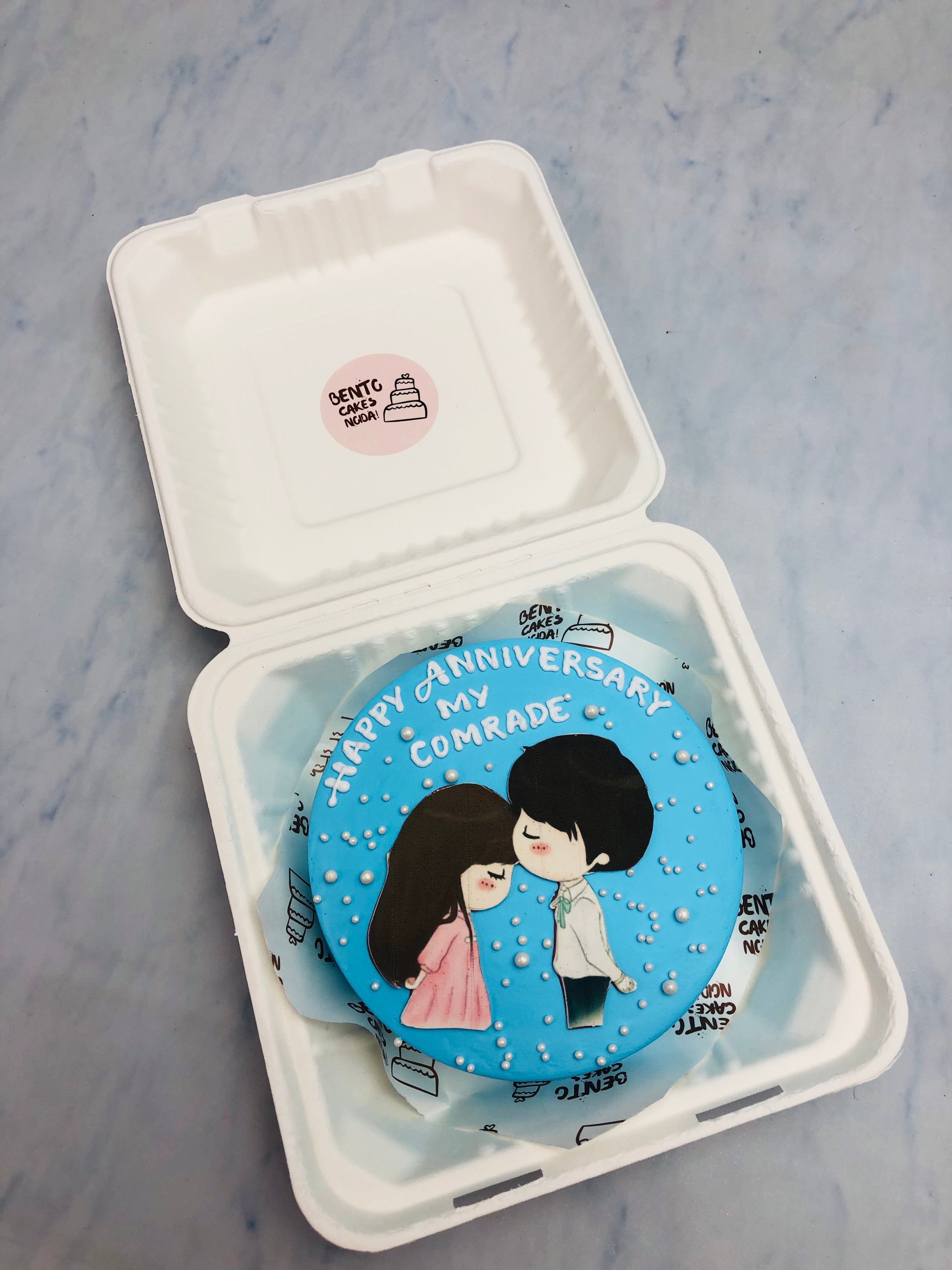 Comrade Theme Lovers Bento Cake