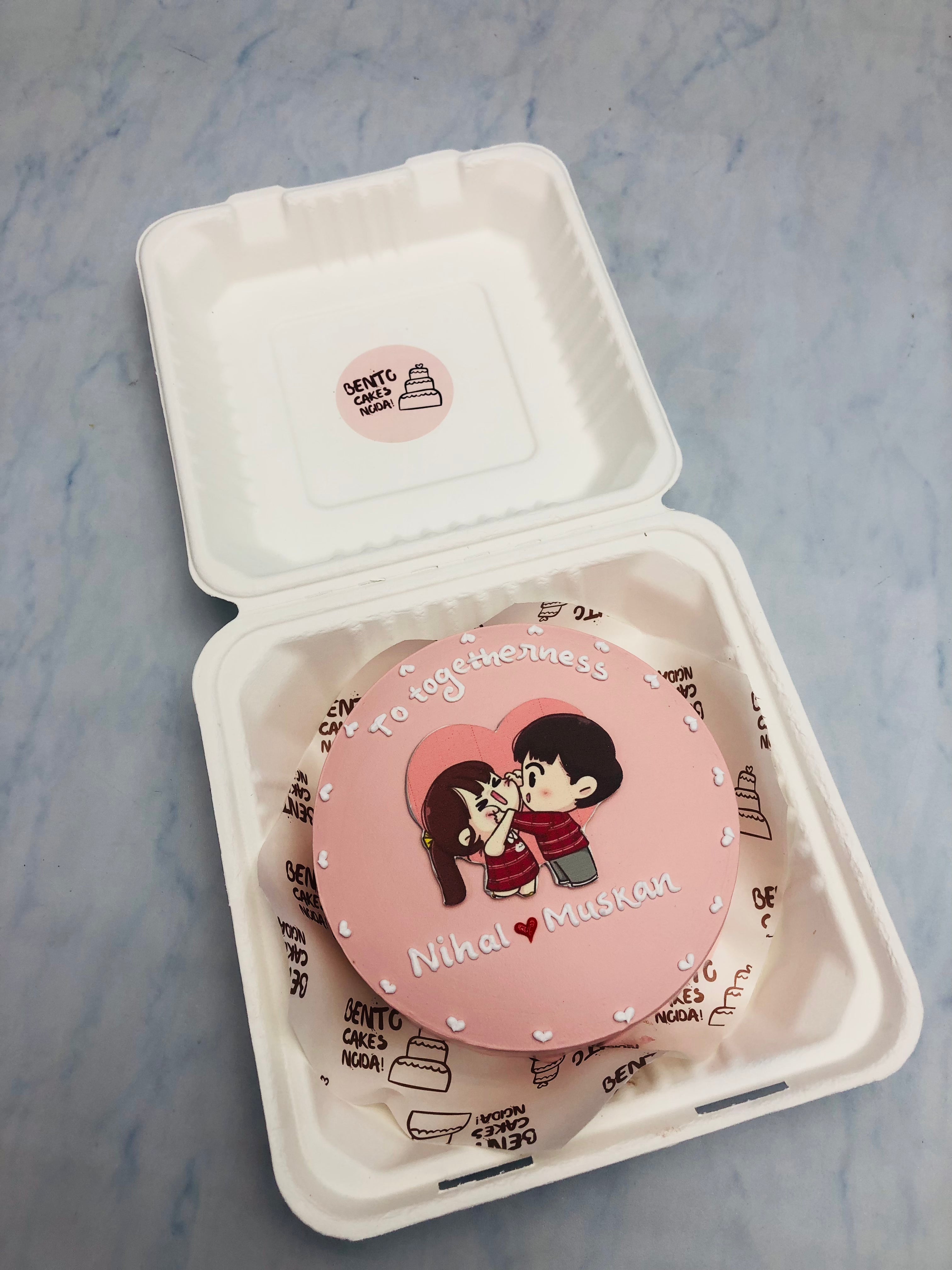 Togetherness Theme Bento Cake