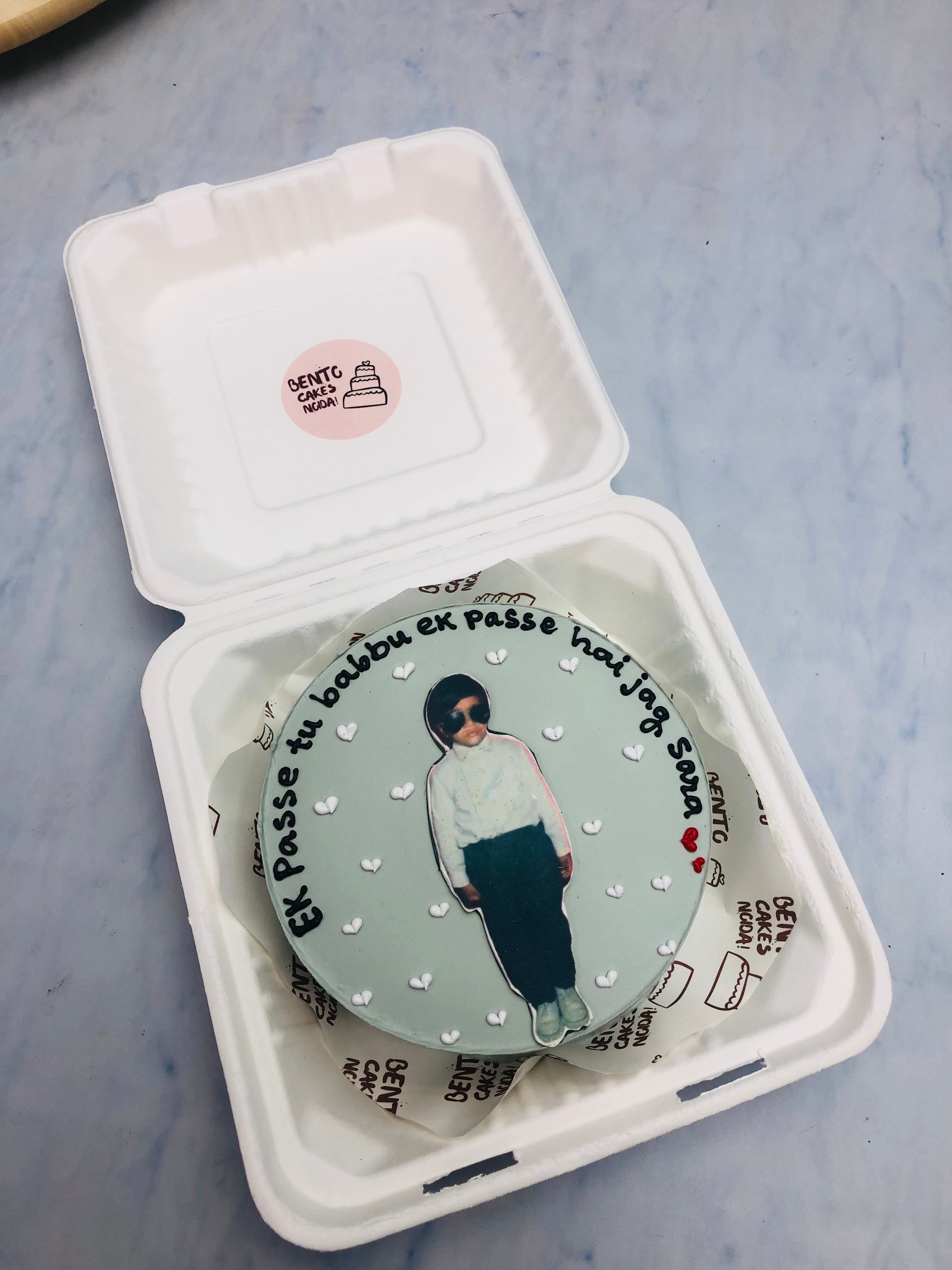 Kids Photo Theme Bento Cake 2