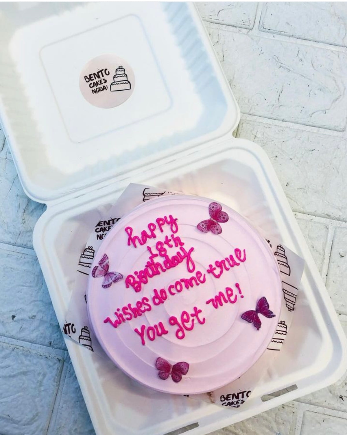 Pink Round Shape Cakes
