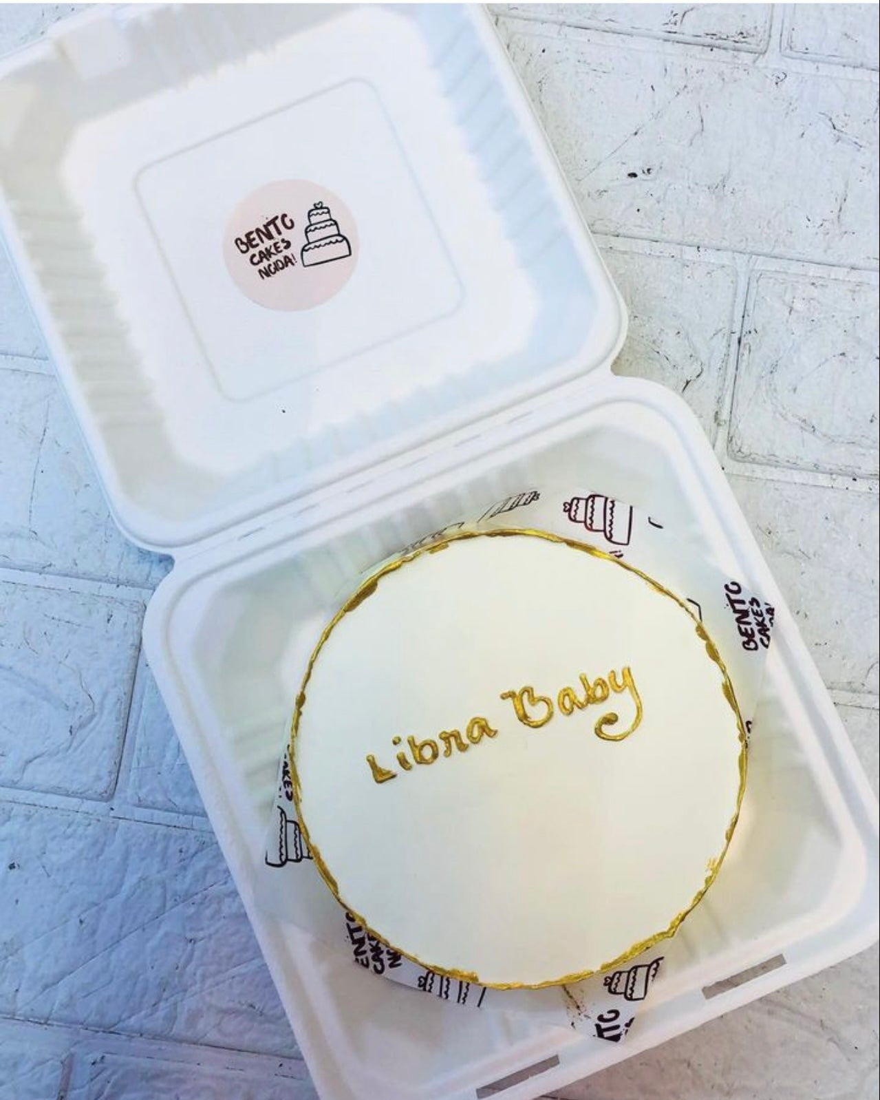 Basic Birthday Bento Cake