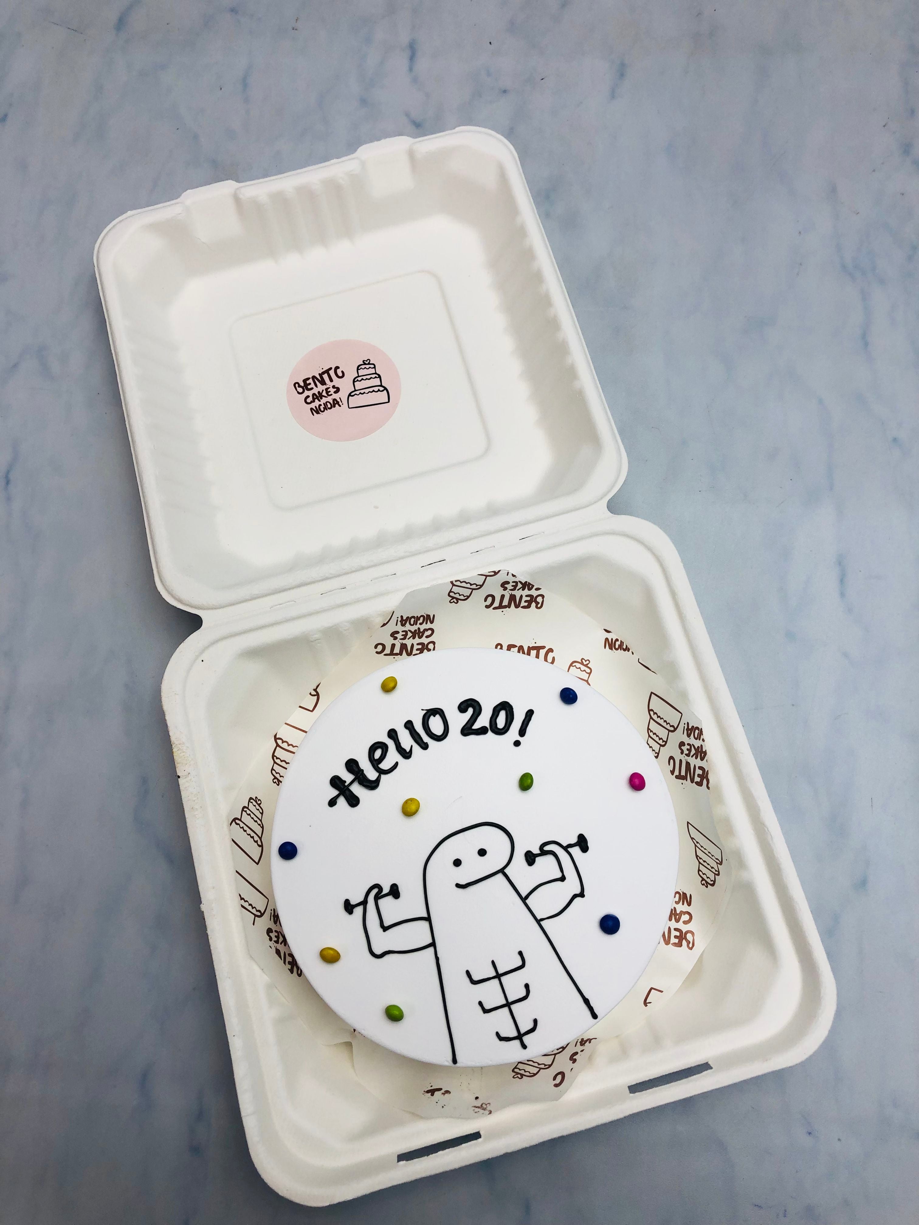 Bodybuilder Mimi Theme Bento Cake