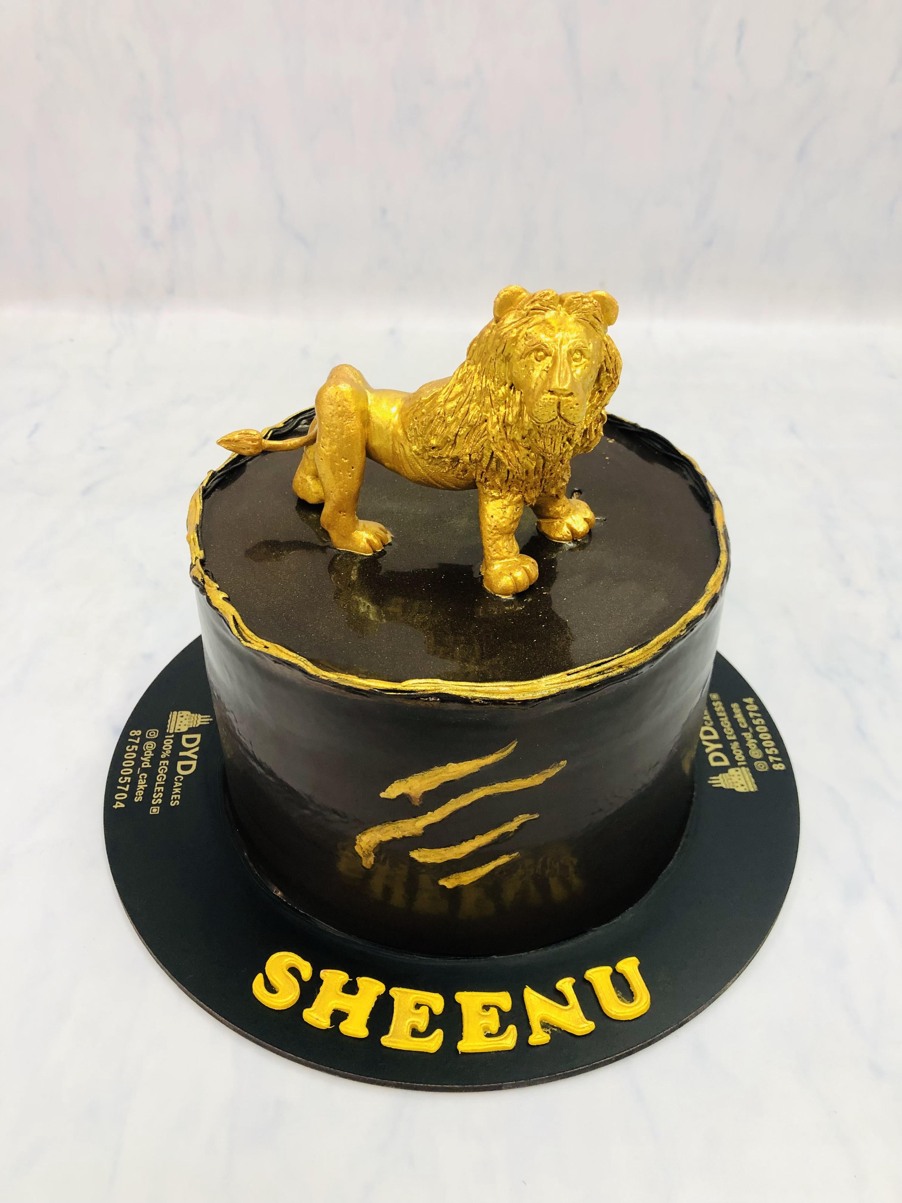 Golden Lion Black Cake
