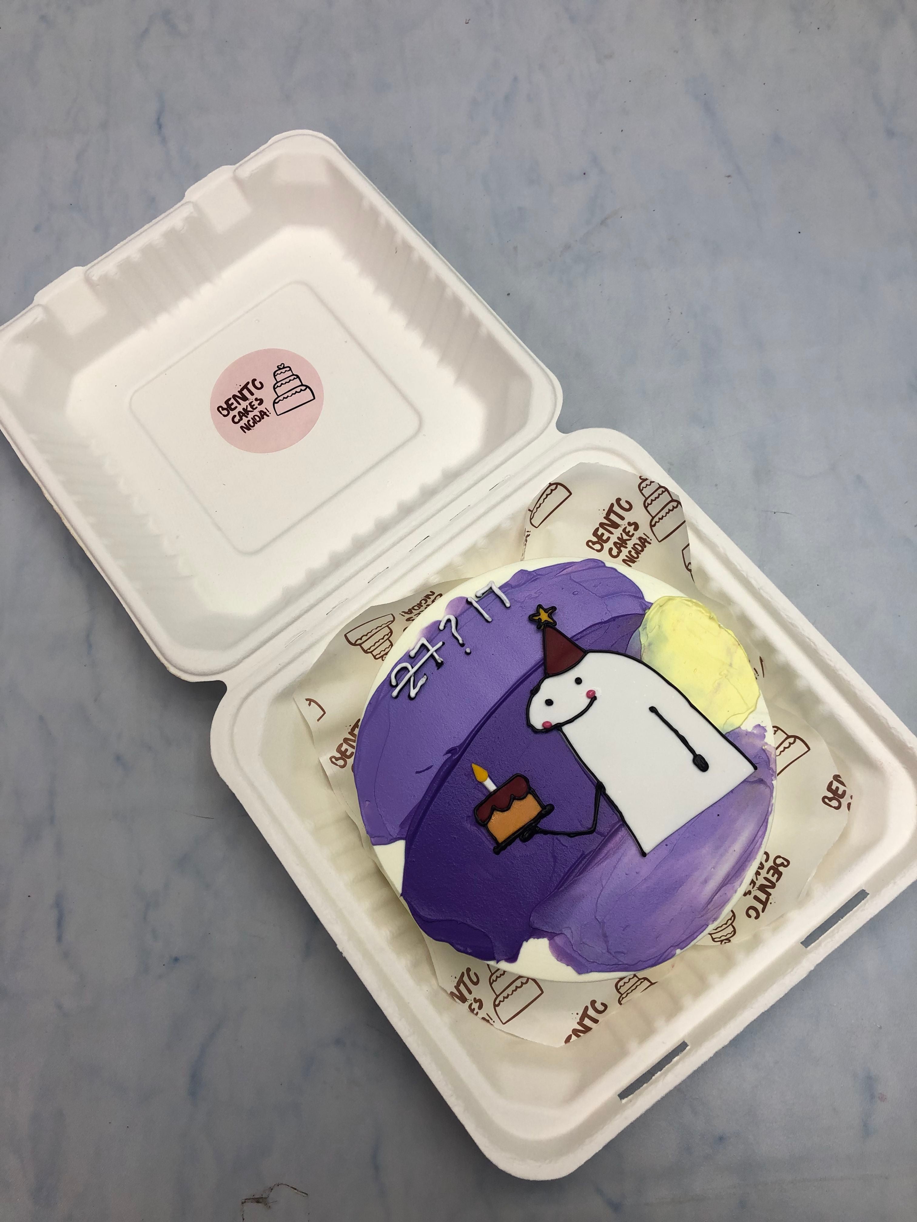 Blue Shades Mimi B'day Bento Cake