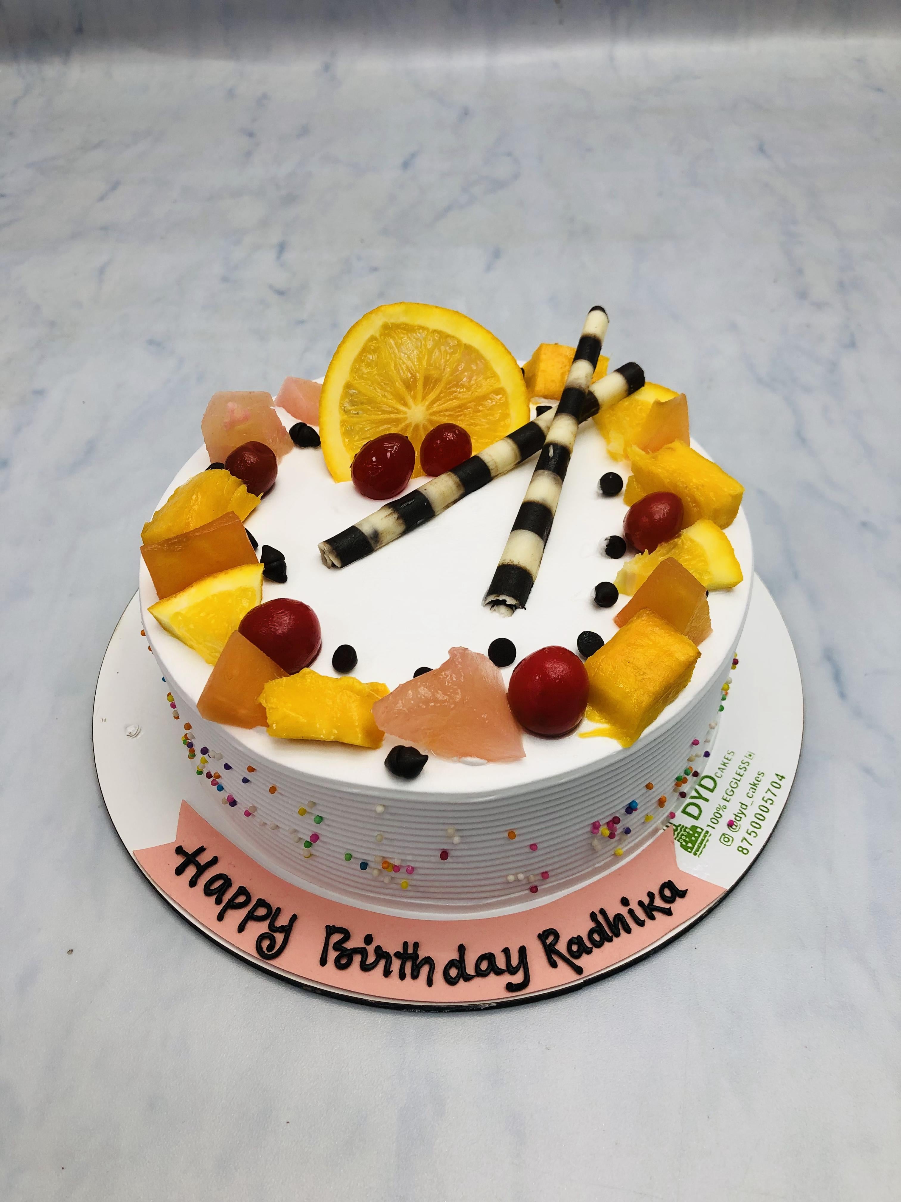 Mixed Fruit White Basic Cake