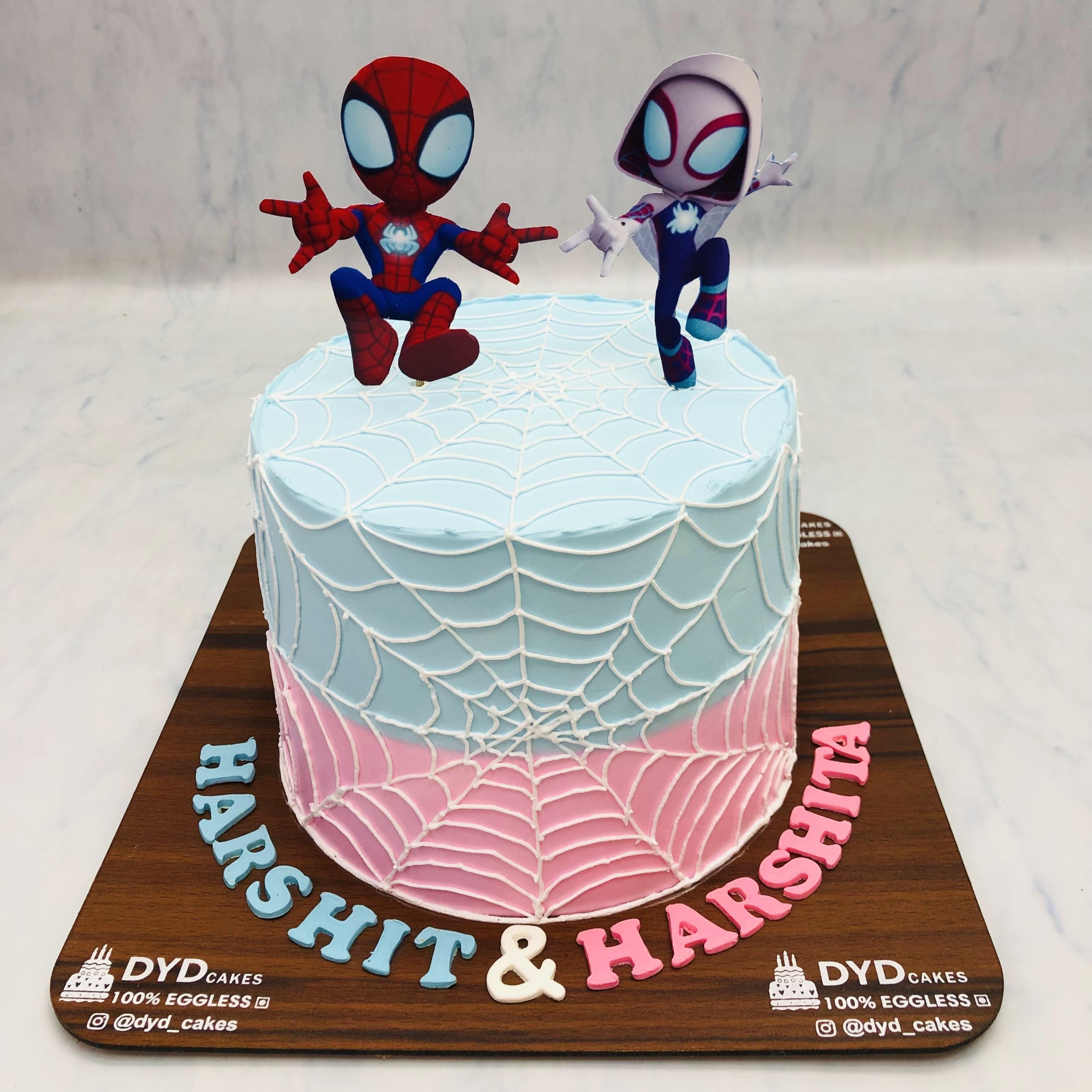 Spidey Theme Cake