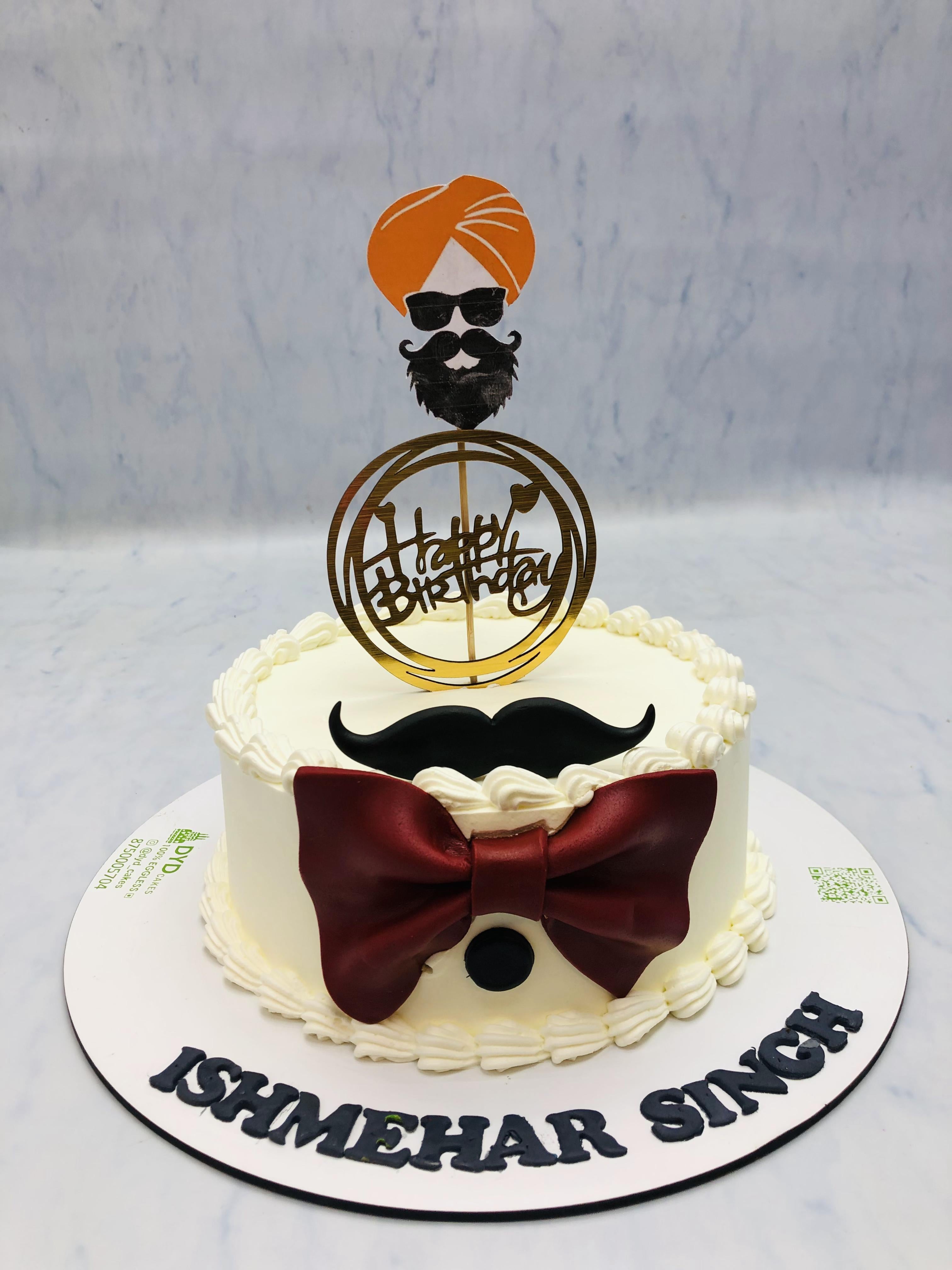 Sardarji Theme Birthday Cake