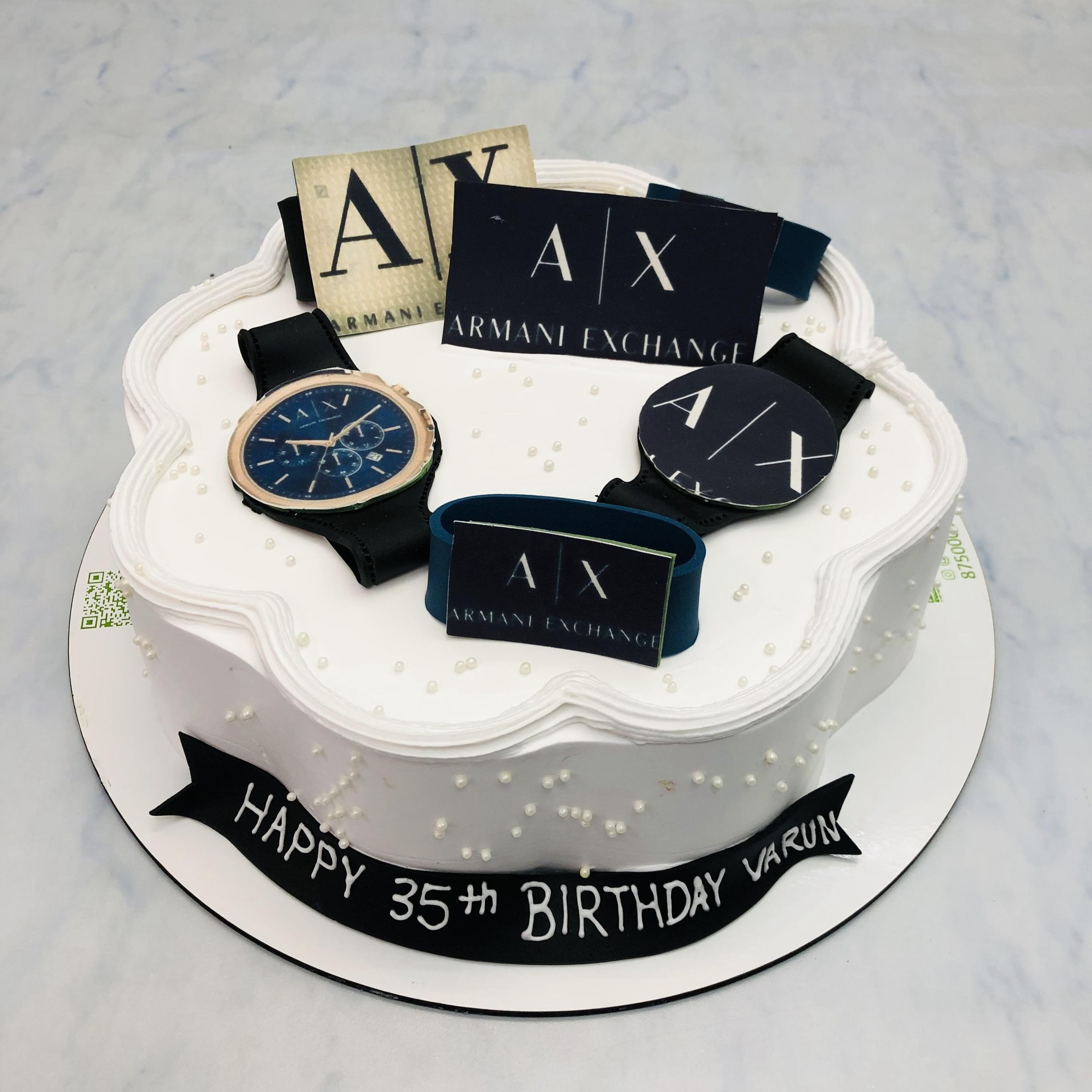 Armani Exchange Cake