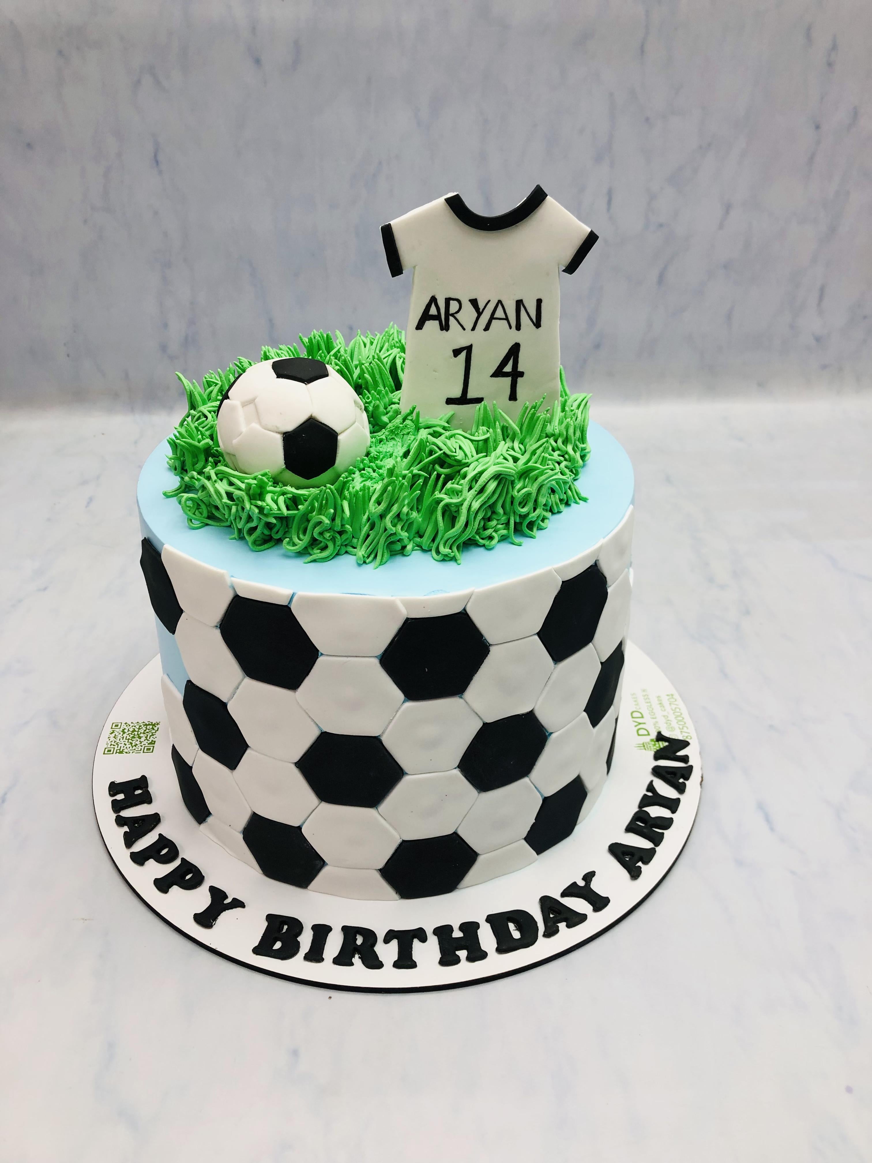 Football Touchdown Cake