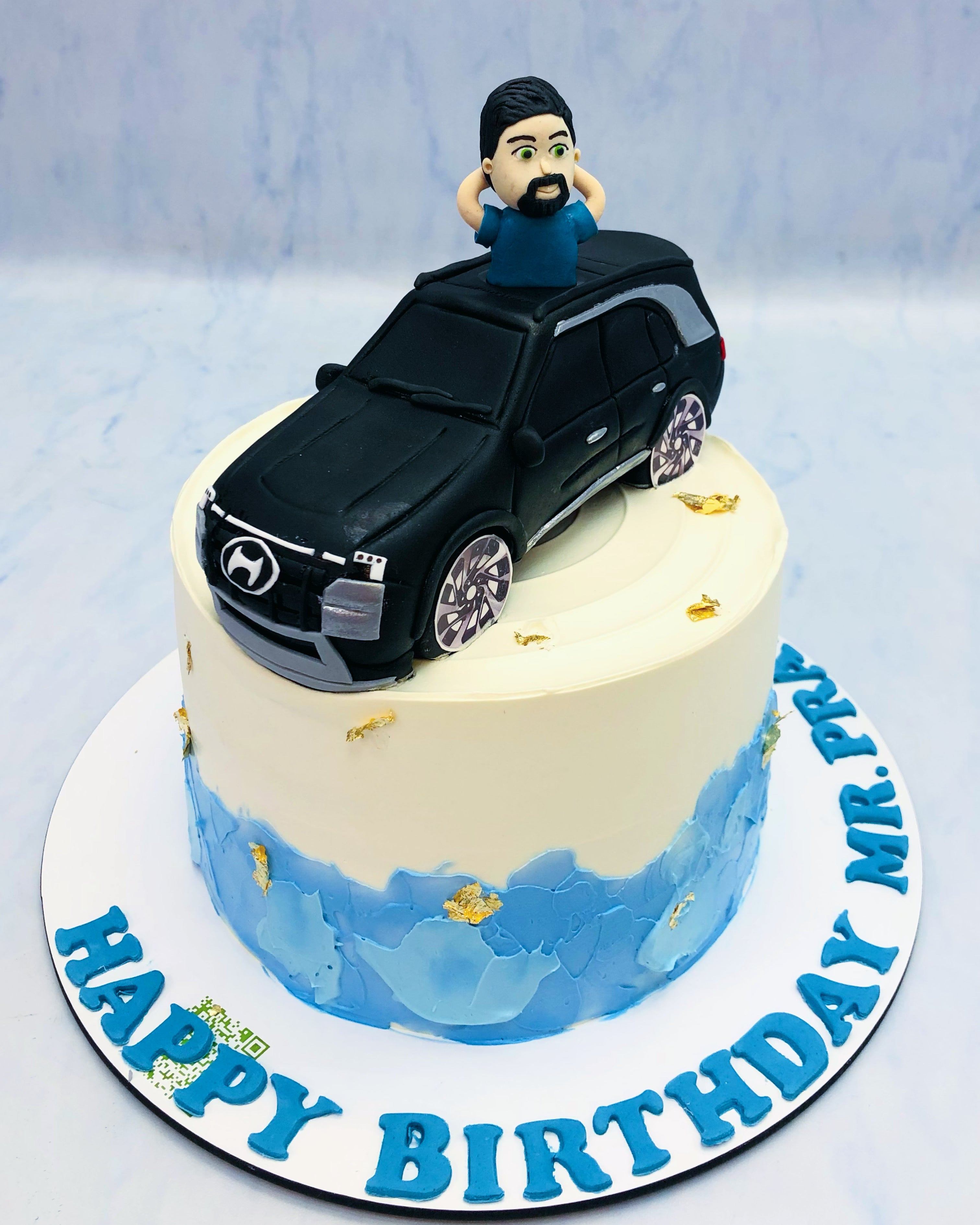 Black Hyundai Car Cake