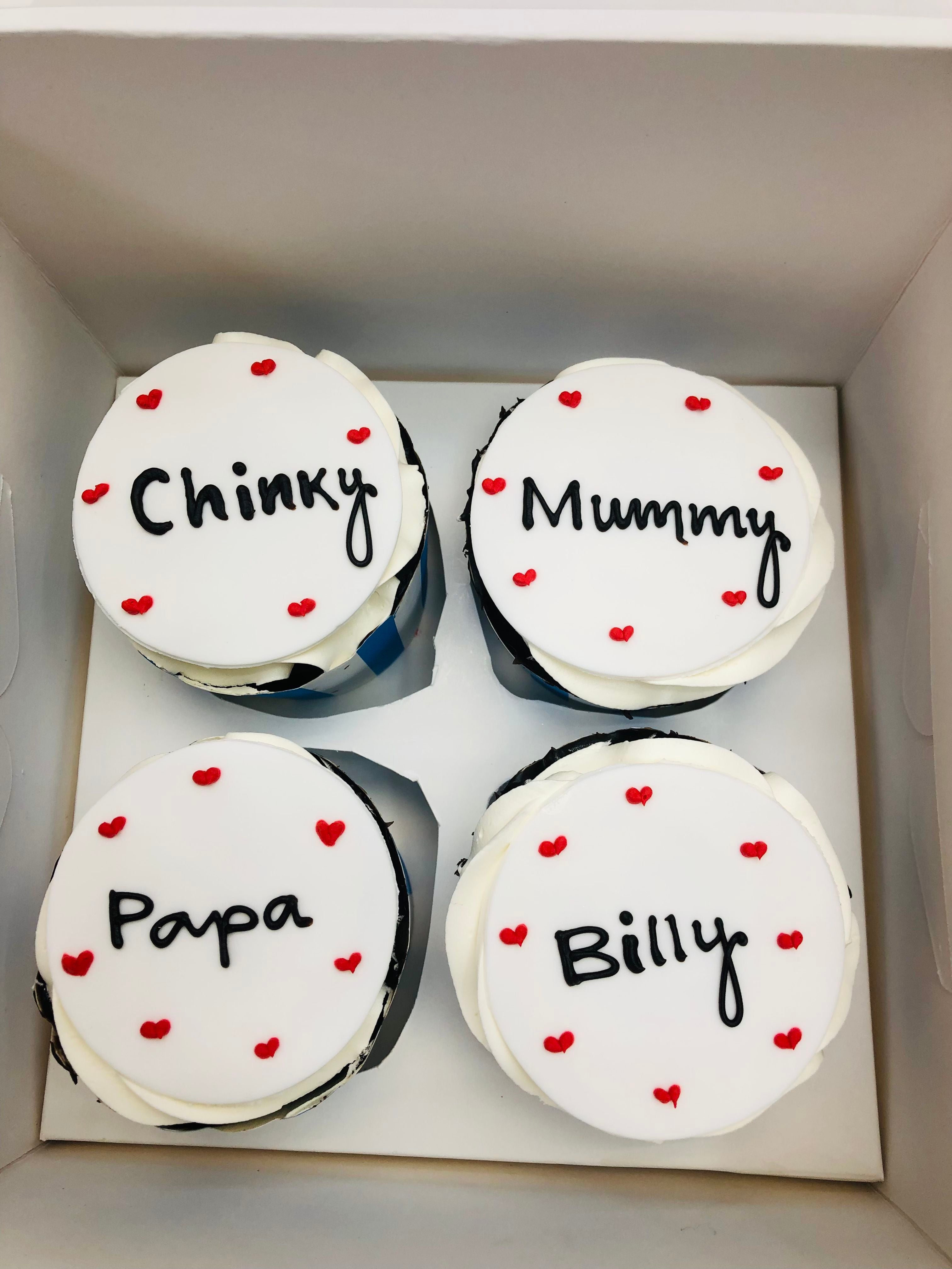 Family Theme Cupcakes Set