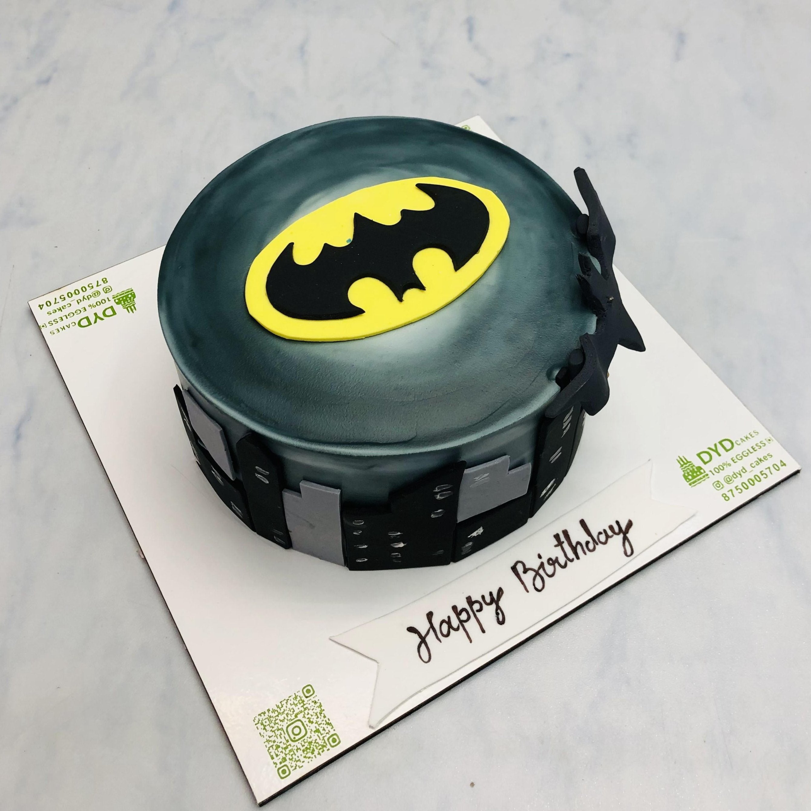 Batman Vintage Black Cake