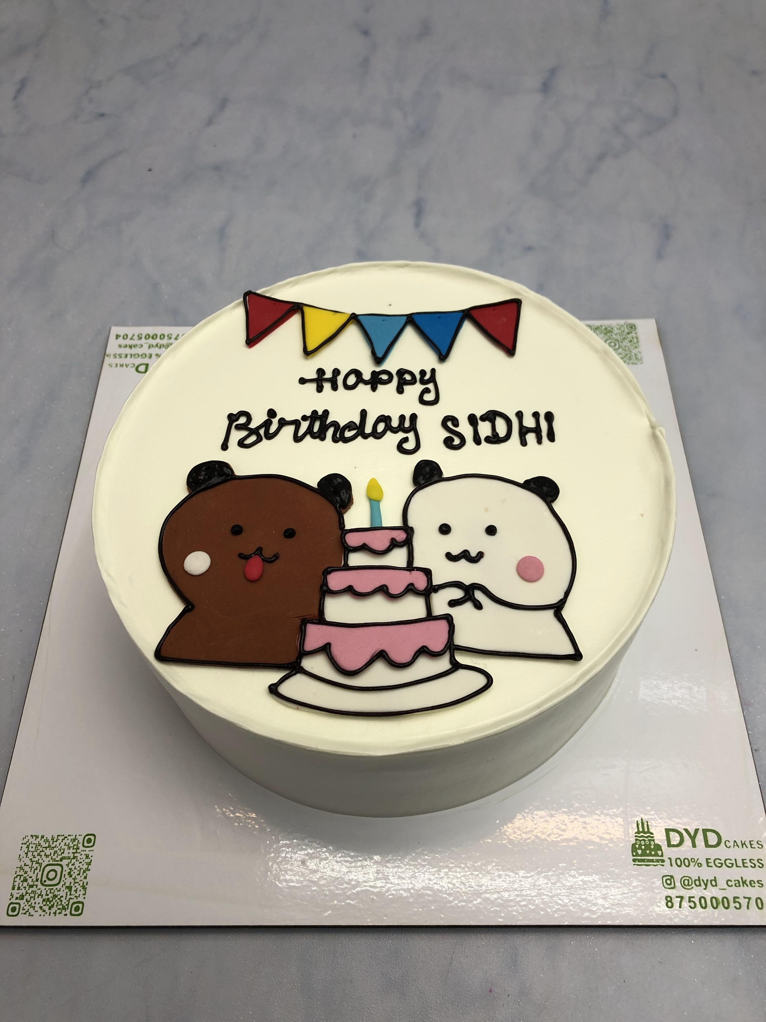 Bubu Dudu Birthday Celebration Theme Cake
