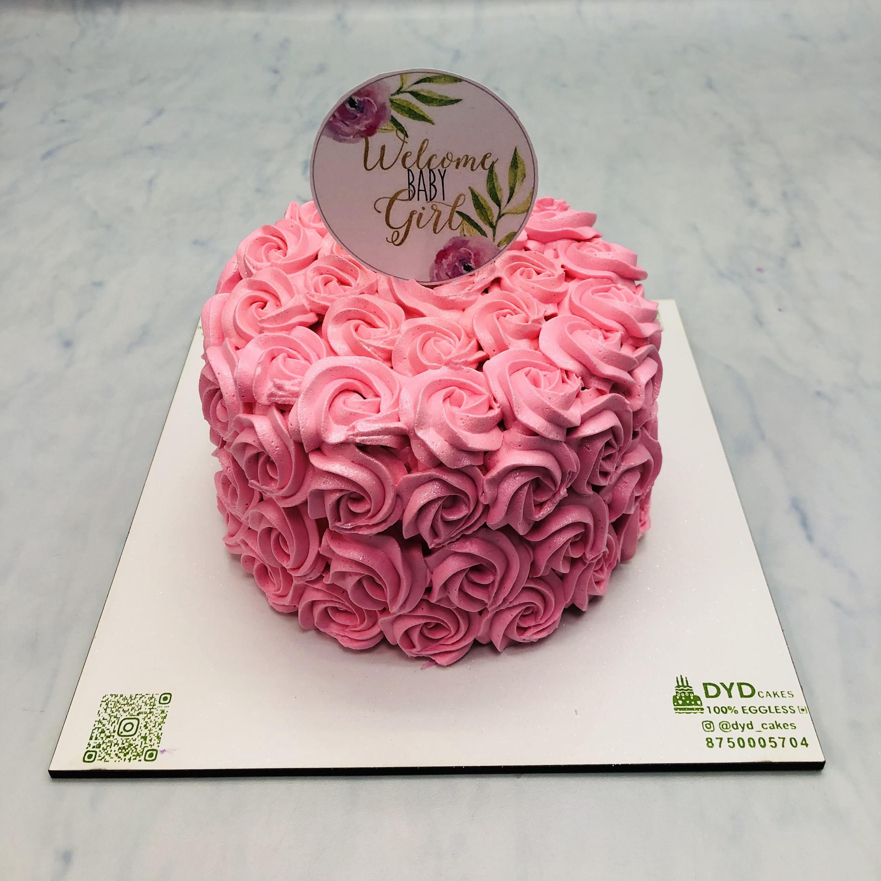 Pretty Pink Truffle Cake