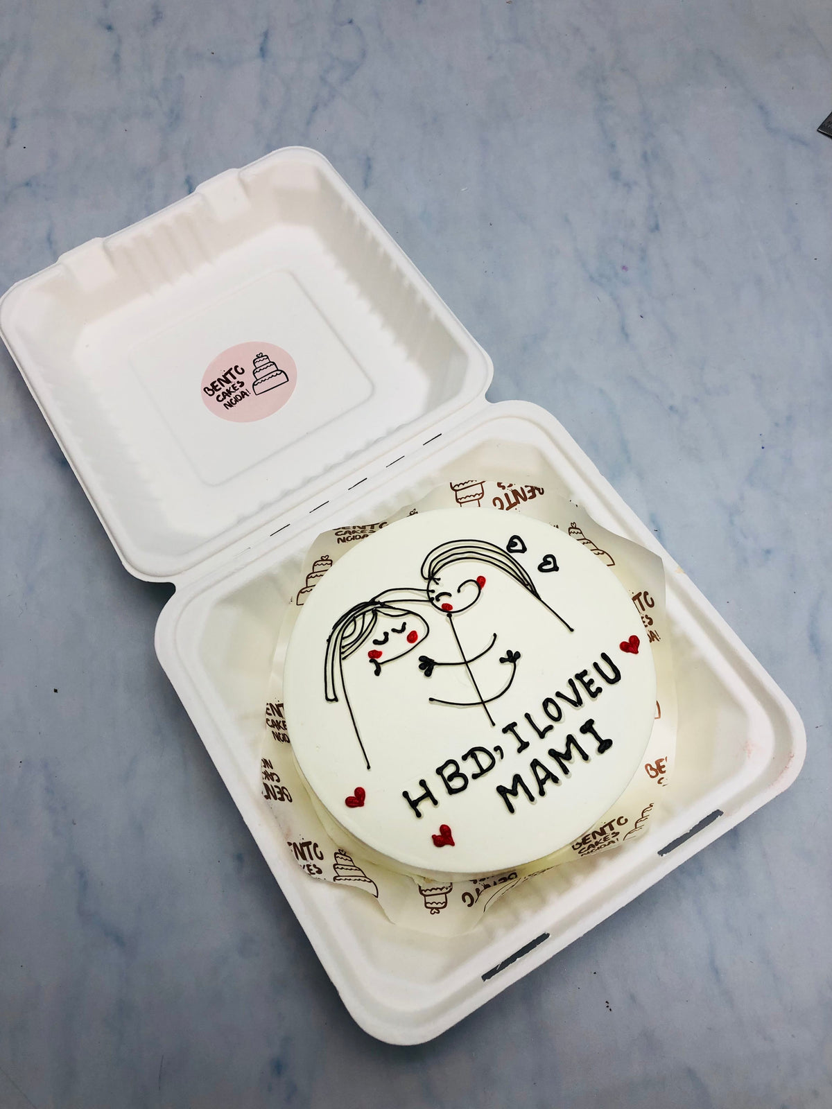 Mimi Theme Mami B'day Bento Cake